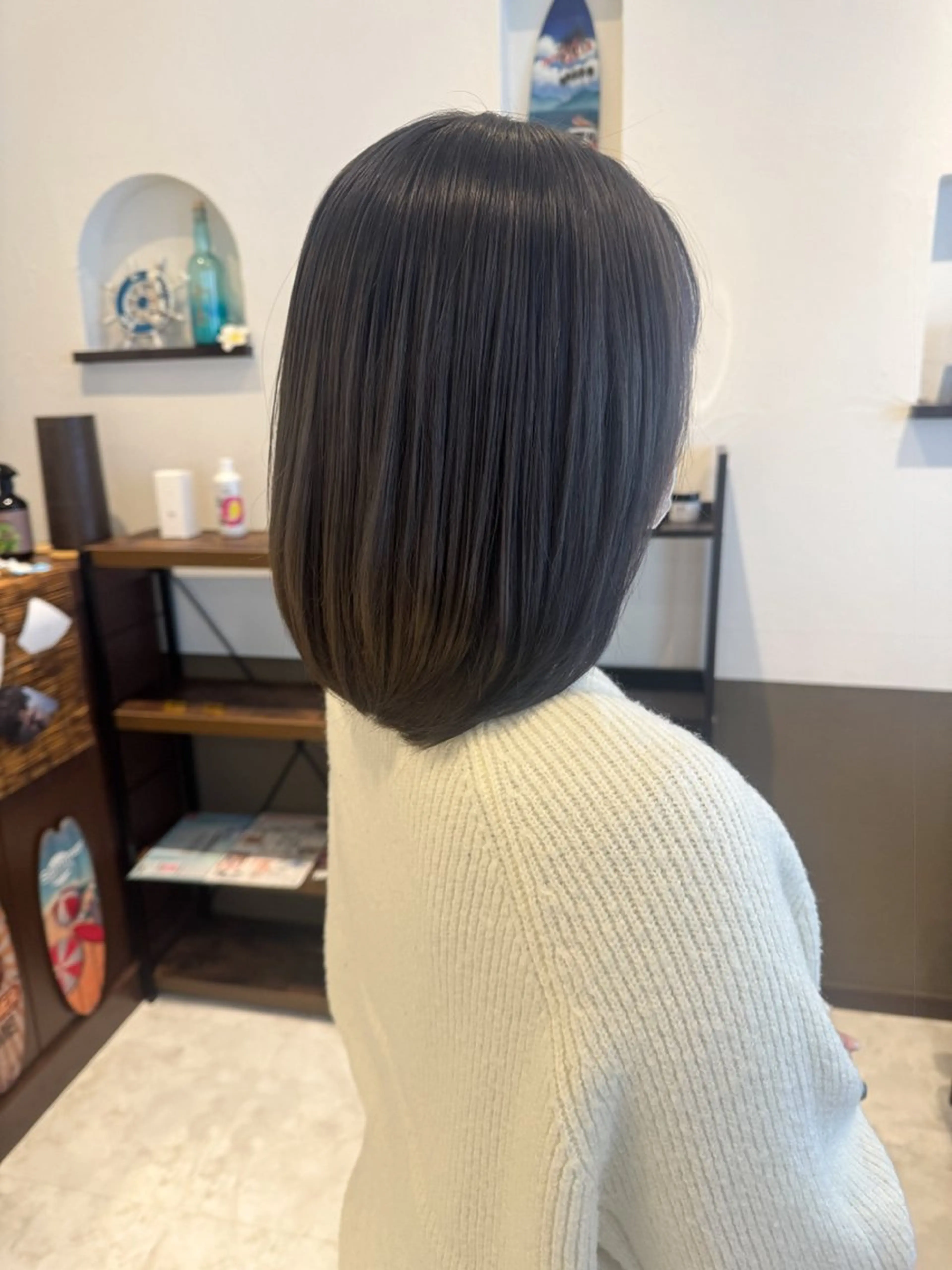 ミディアム カラー 坂井田 浩樹のヘアスタイル