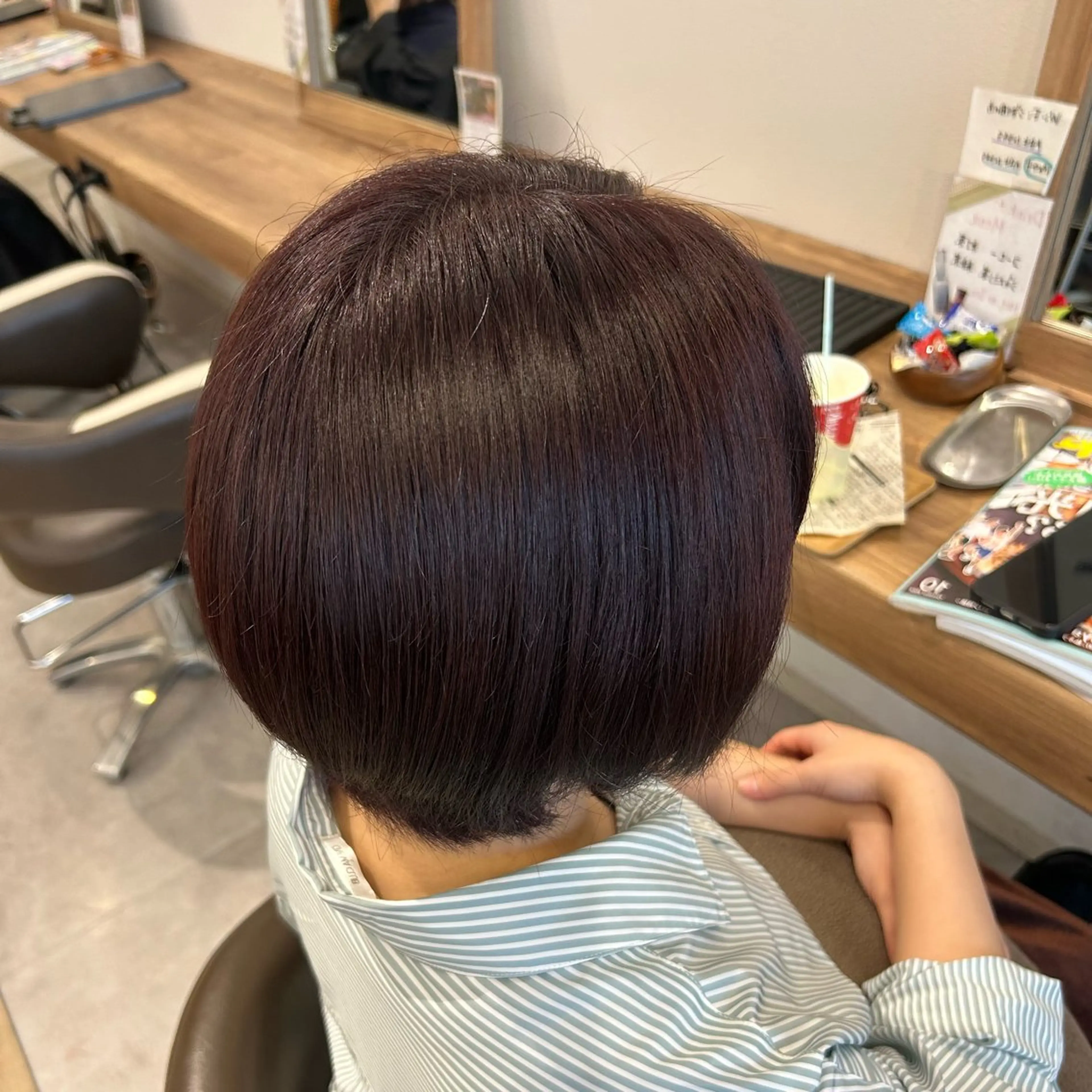 カラー ヘアカラー 渡邊 玲来のヘアスタイル