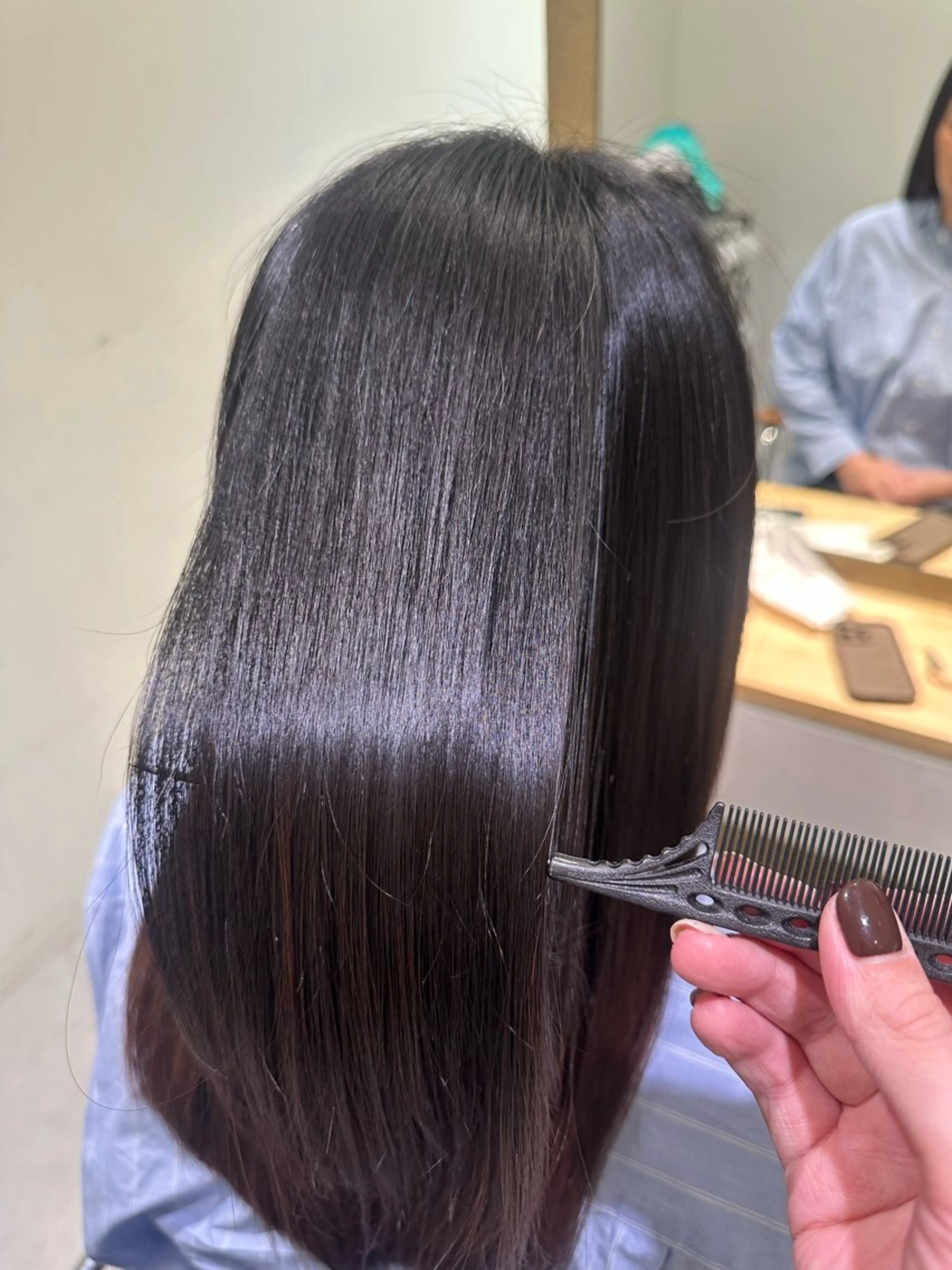 【艶感重視】カット＋水素美髪ストレート💫上品なまとまりとツヤ髪に¥19,800→¥14,520[蟹江]の写真