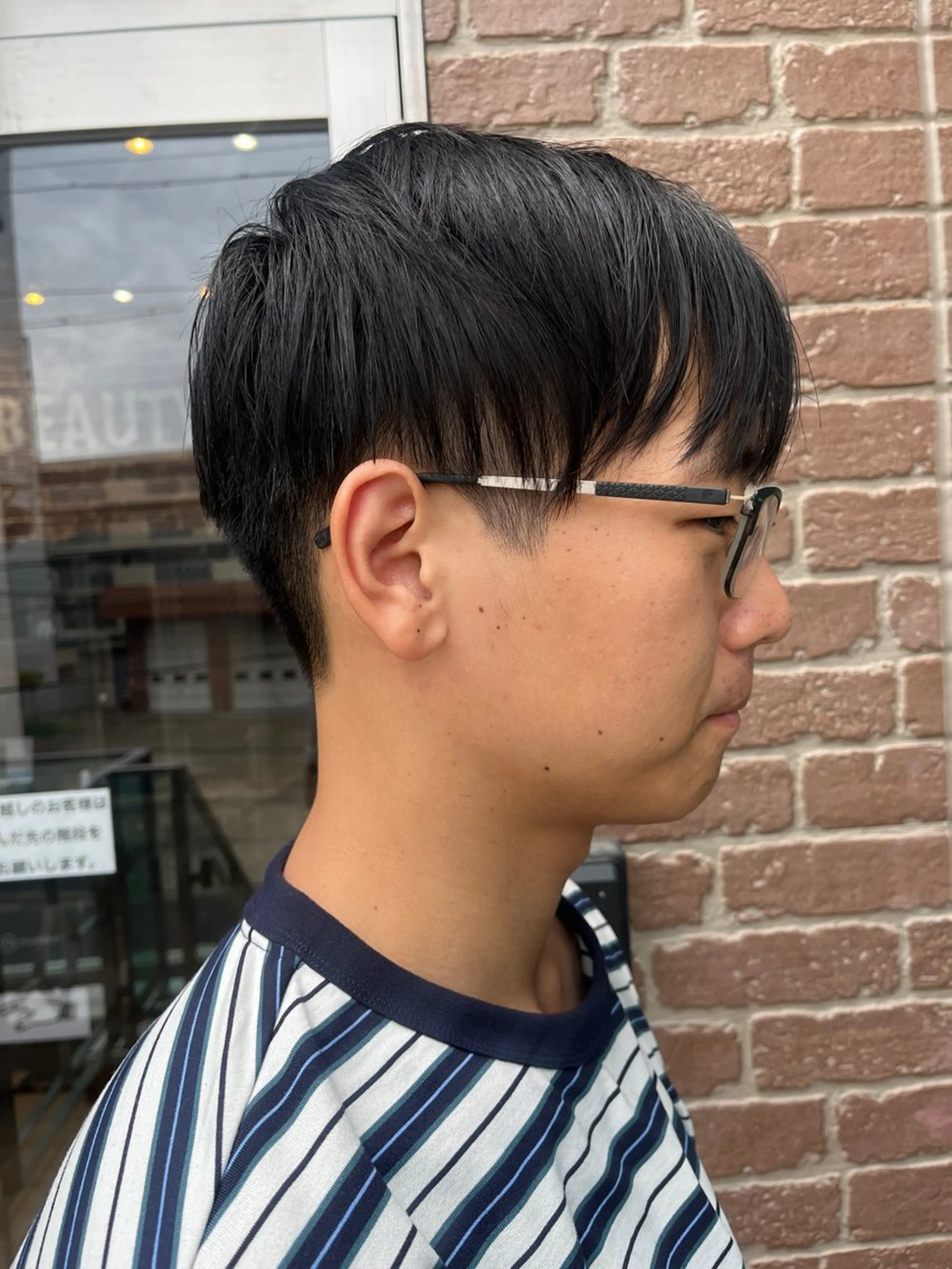 ショート メンズ メンズブリーチ メンズハイライト メンズインナーカラー メンズ韓国風 ボブ 久木原 ゆりのヘアスタイル