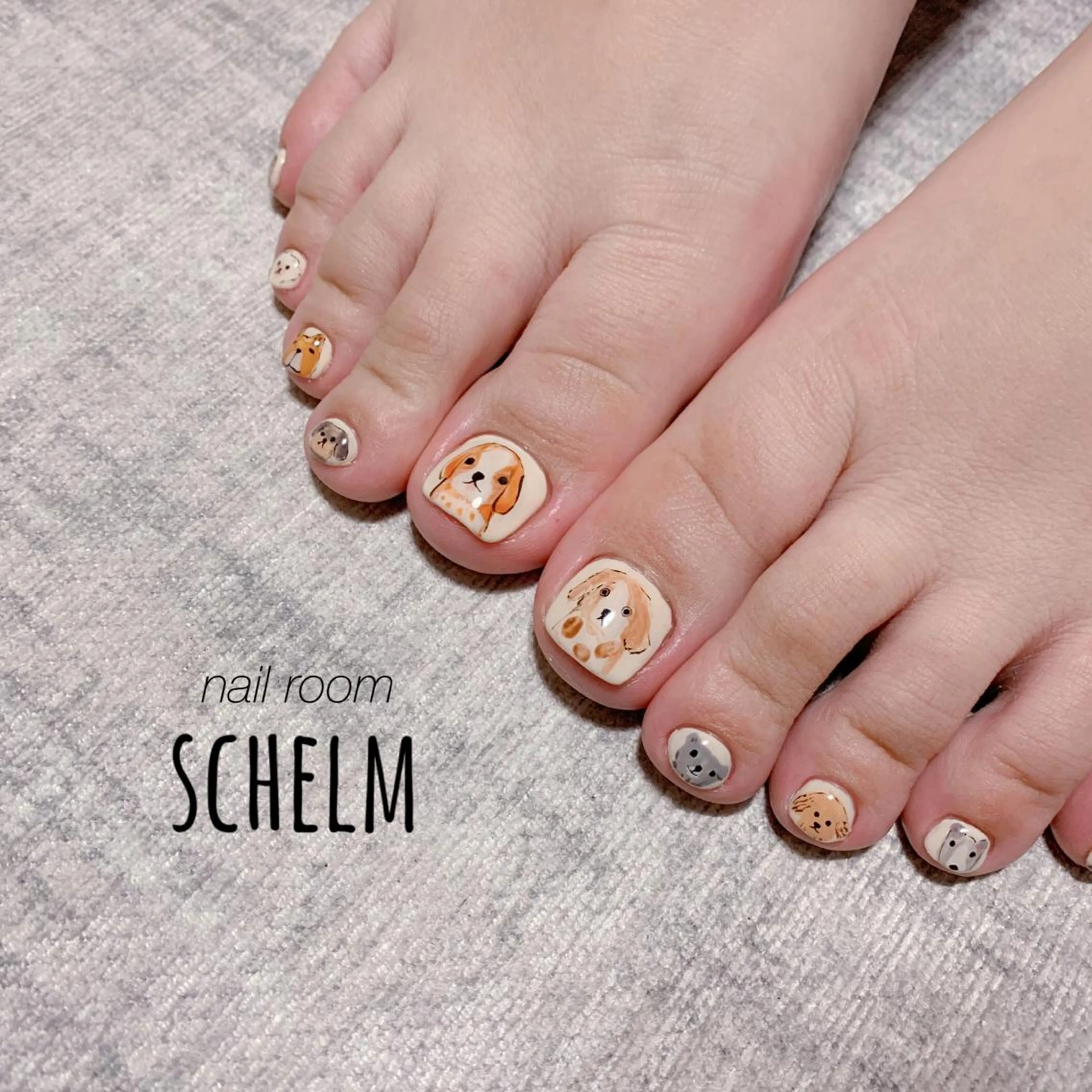 ネイル フットネイル nail room シュレムのネイルデザイン