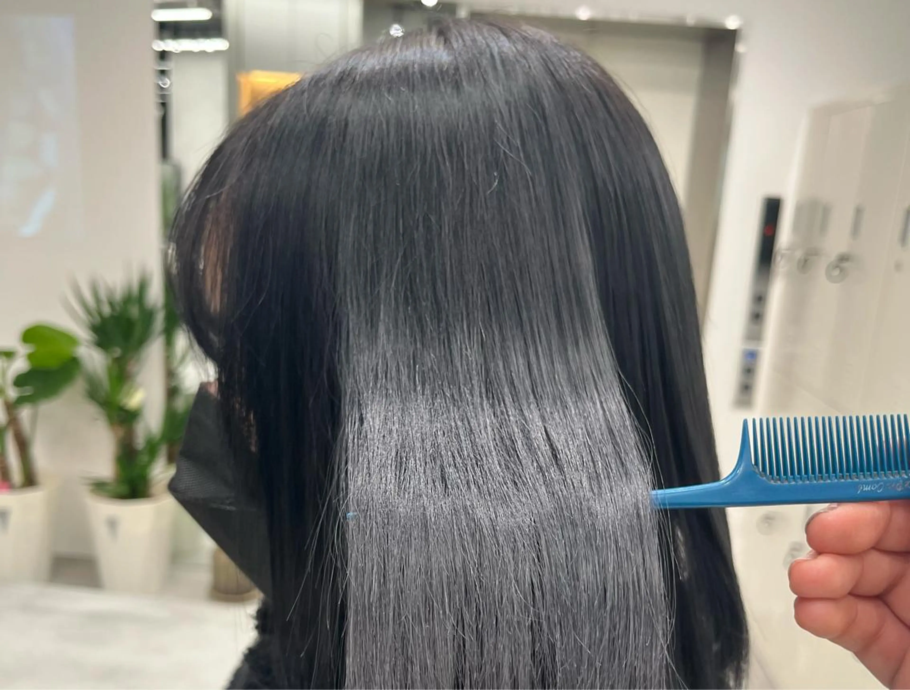 ミディアム 髪質改善 トリートメント 中村 彩夏のヘアスタイル