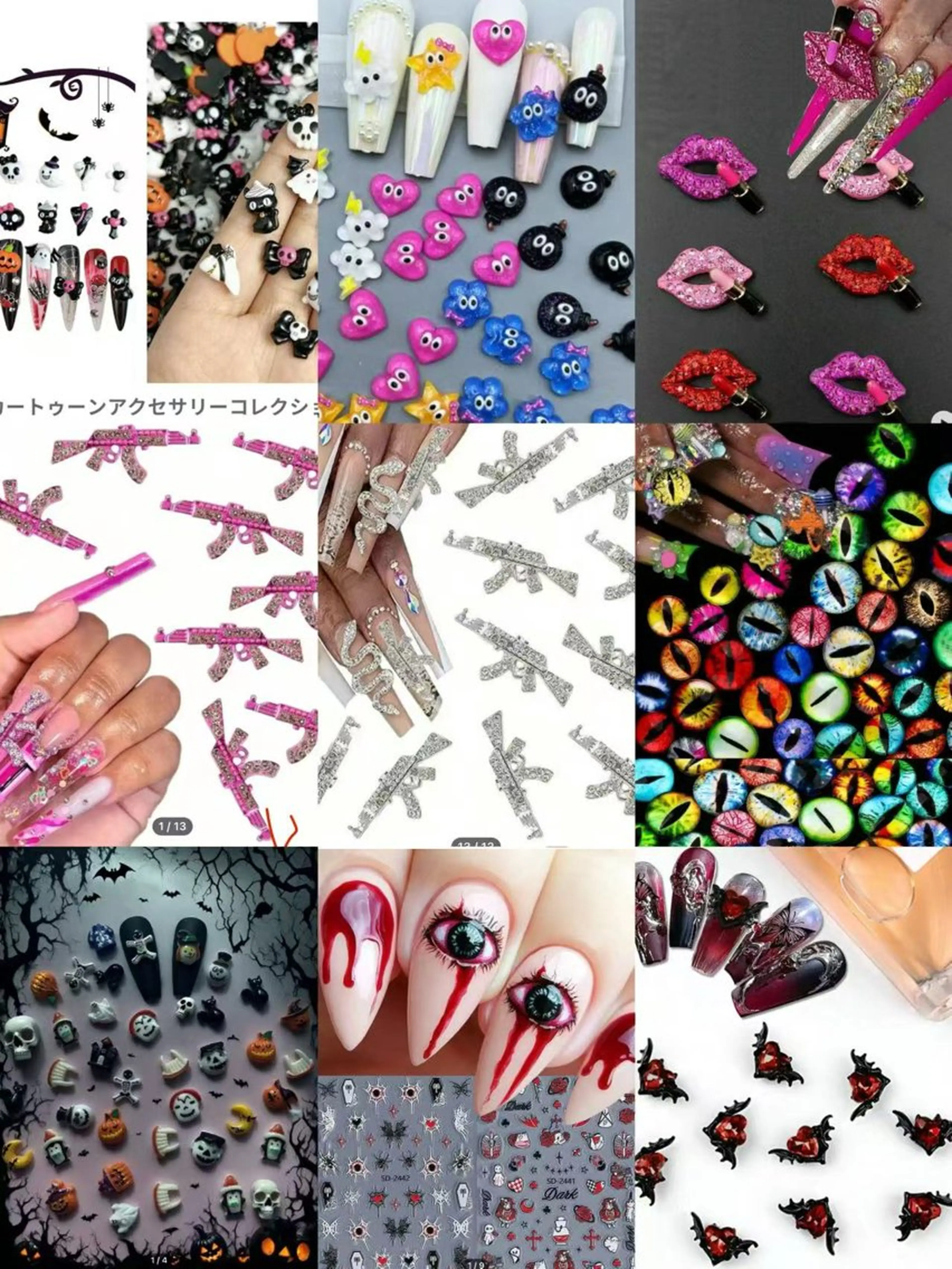 ネイル ハロウィン 日暮里2 lavenderのネイルデザイン