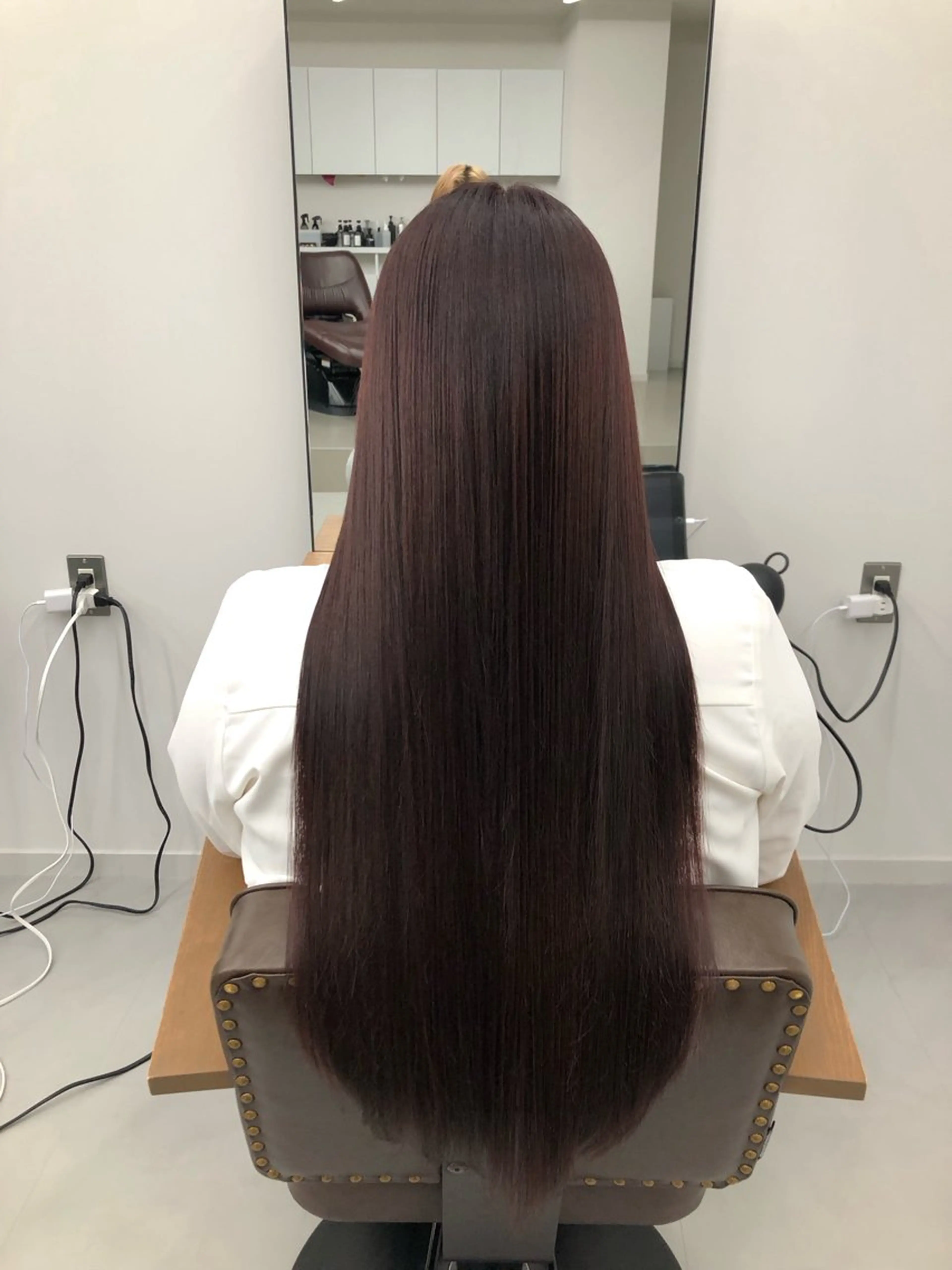 カラー 髪質改善 ヘアカラー 白鳥 リキのヘアスタイル