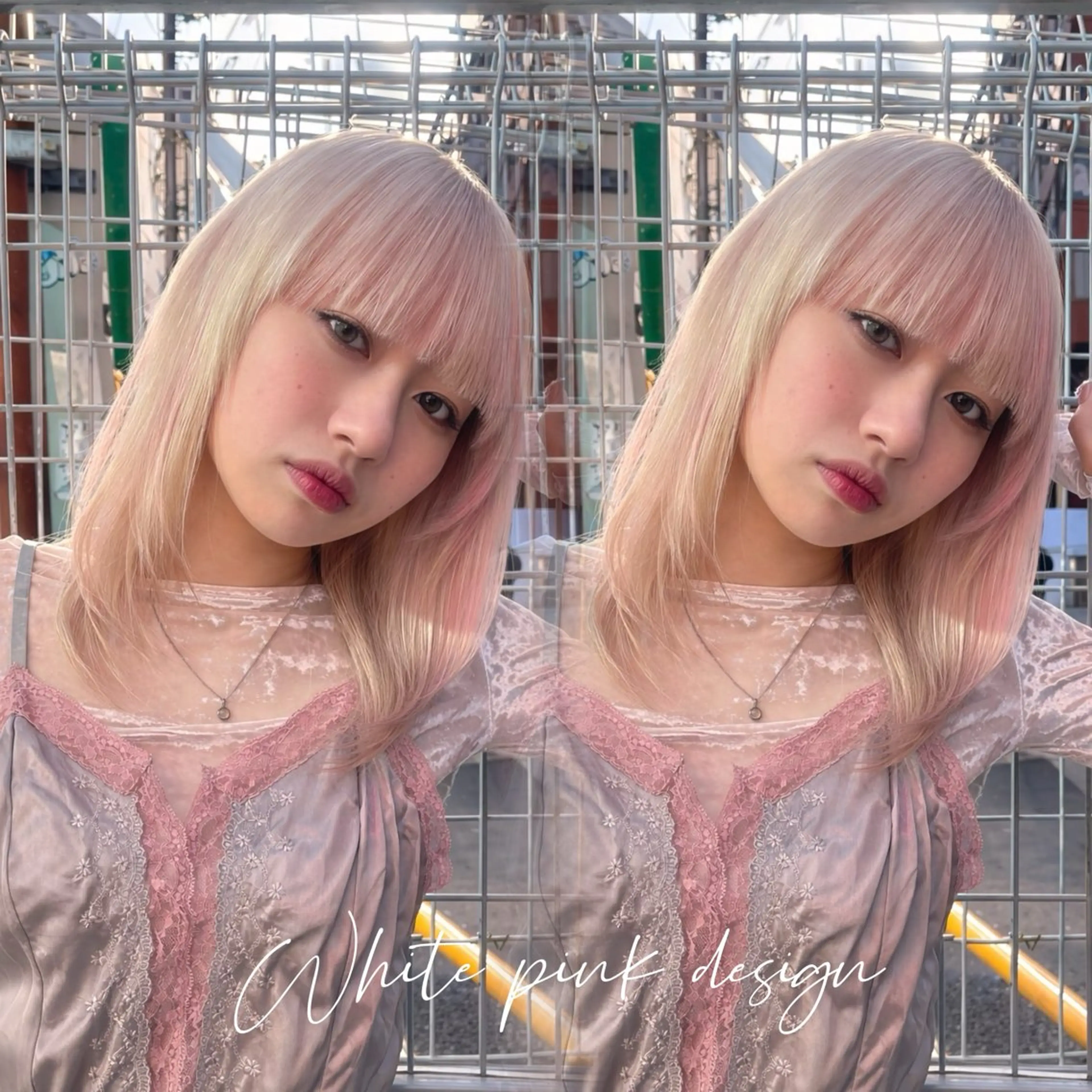 ミディアム カラー 柔らかい艶暖色 レイヤー🫧姫汝のヘアスタイル