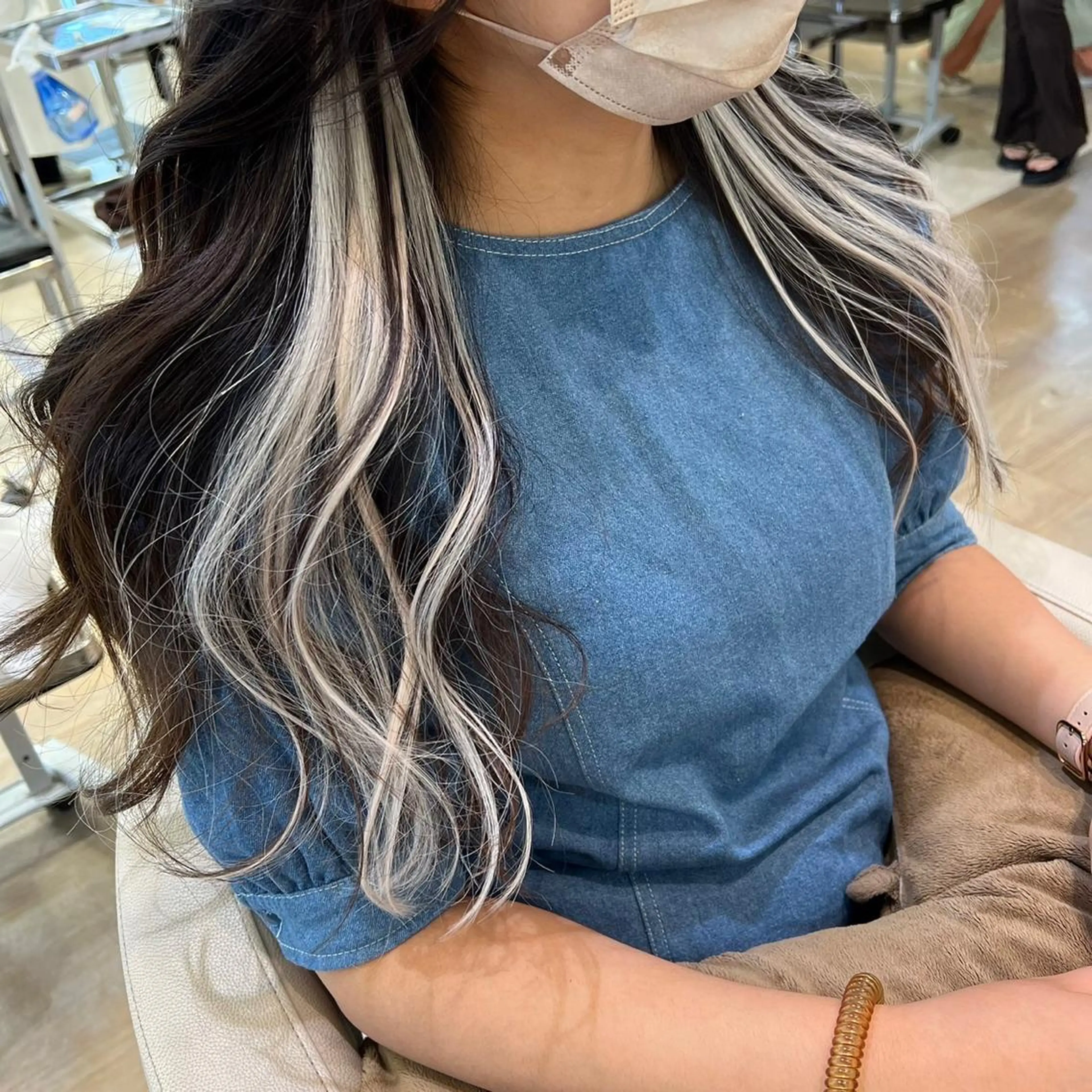 💜暖色系カラー/ ブリーチカラー💜のヘアスタイル