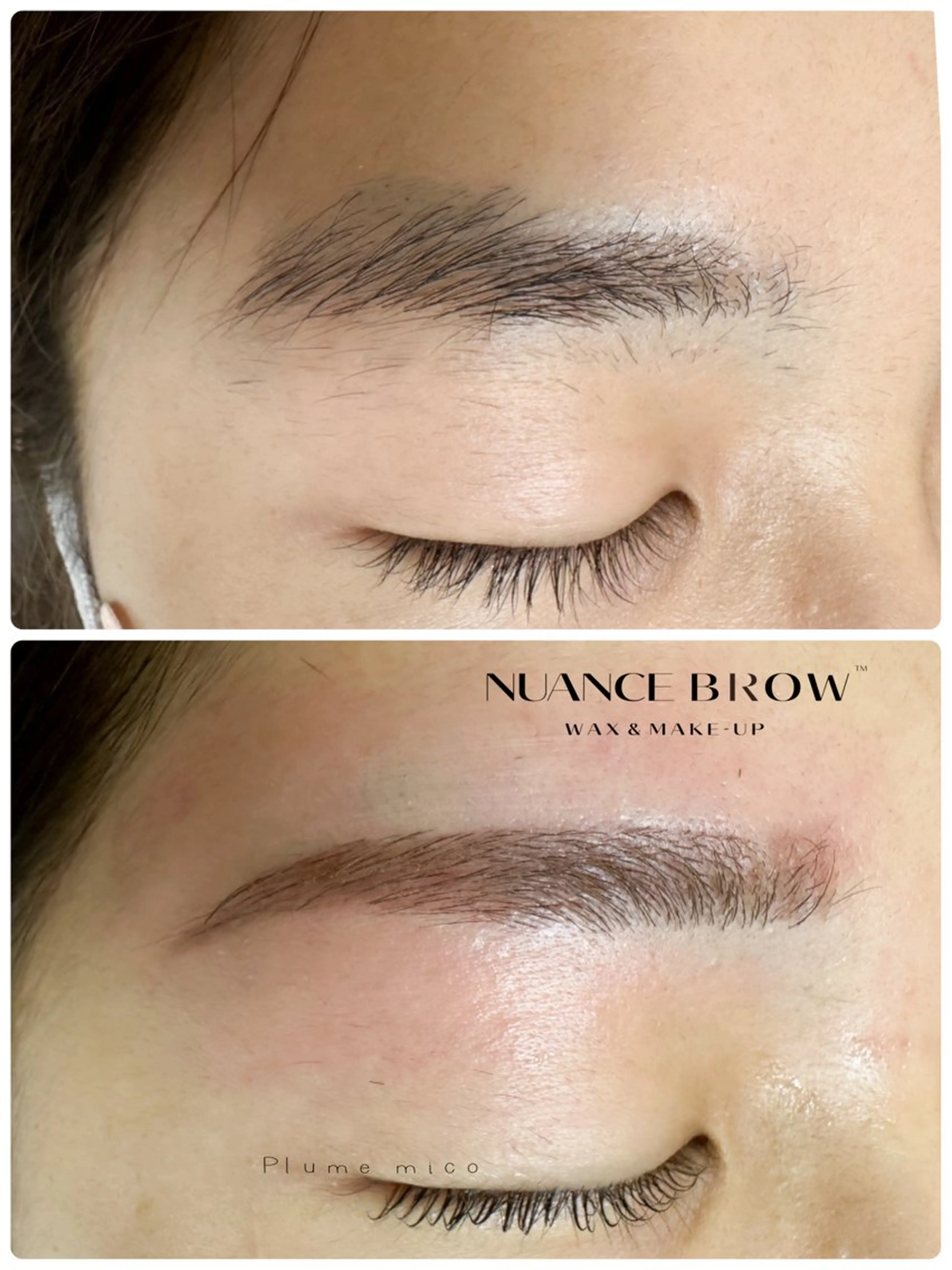 アイブロウ ワックス脱毛 Plume micoのマツエク・マツパデザイン