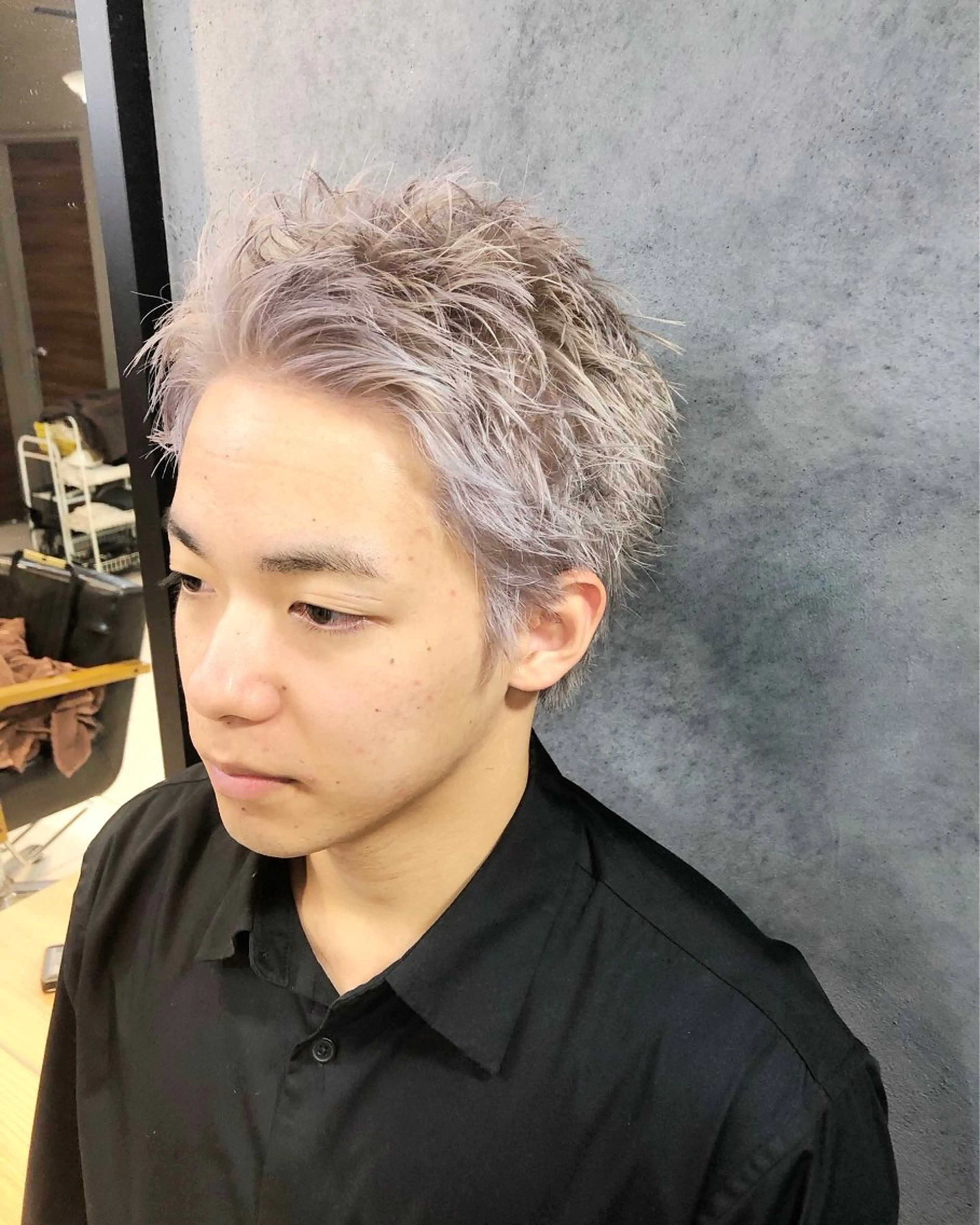 カラー ヘアアレンジ メンズ カット ヘアカラー トリートメント ヘアセット メンズ特化✂️栗原 侑也のヘアスタイル