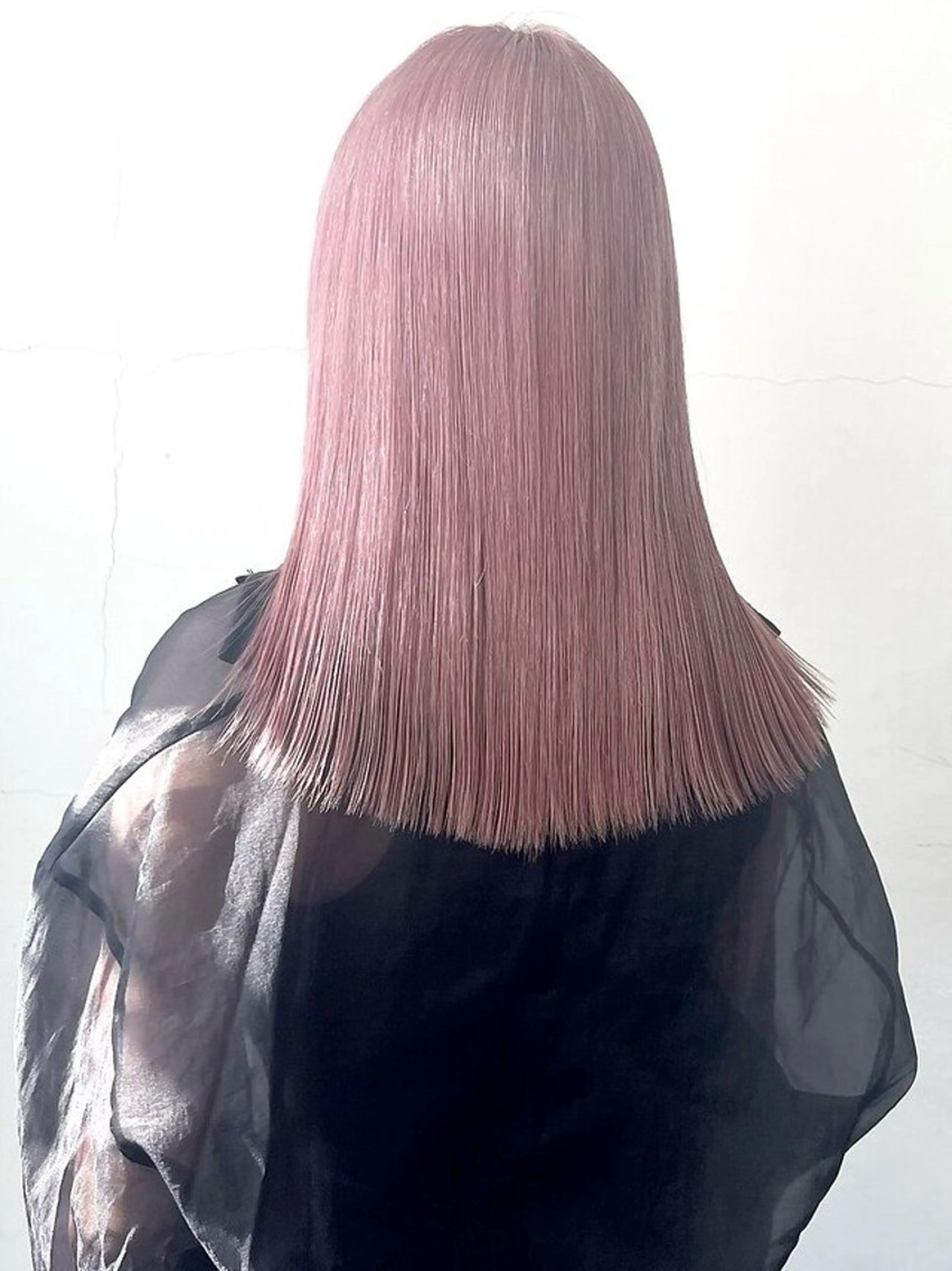 カラー ブリーチ ピンクカラー ヘアカラー トリートメント カットモデル募集中/ 原宿/MOENOのヘアスタイル