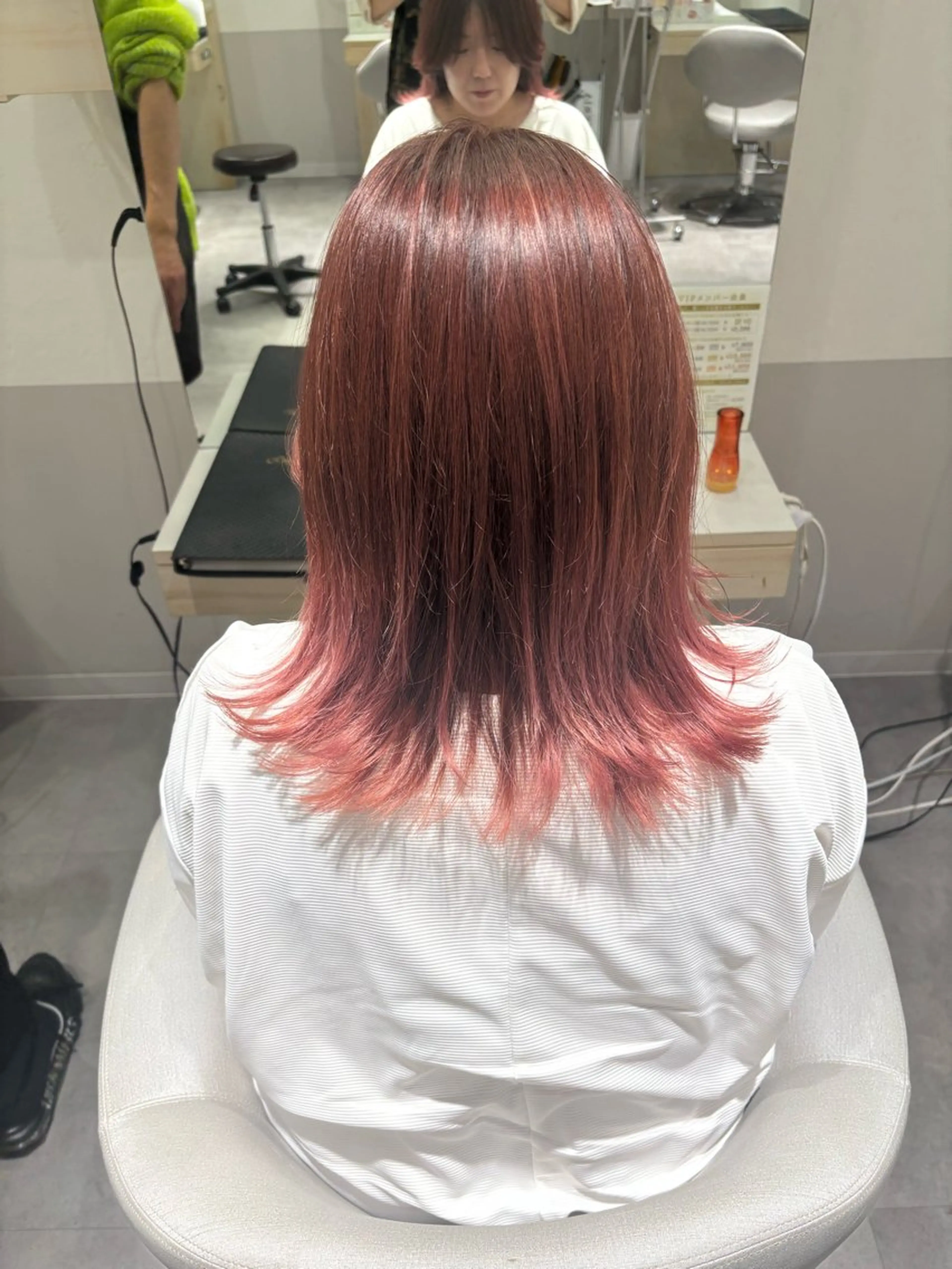 カラー グラデーションカラー ピンクカラー メンズカット・パーマ 募集中⭐️/吉川のヘアスタイル