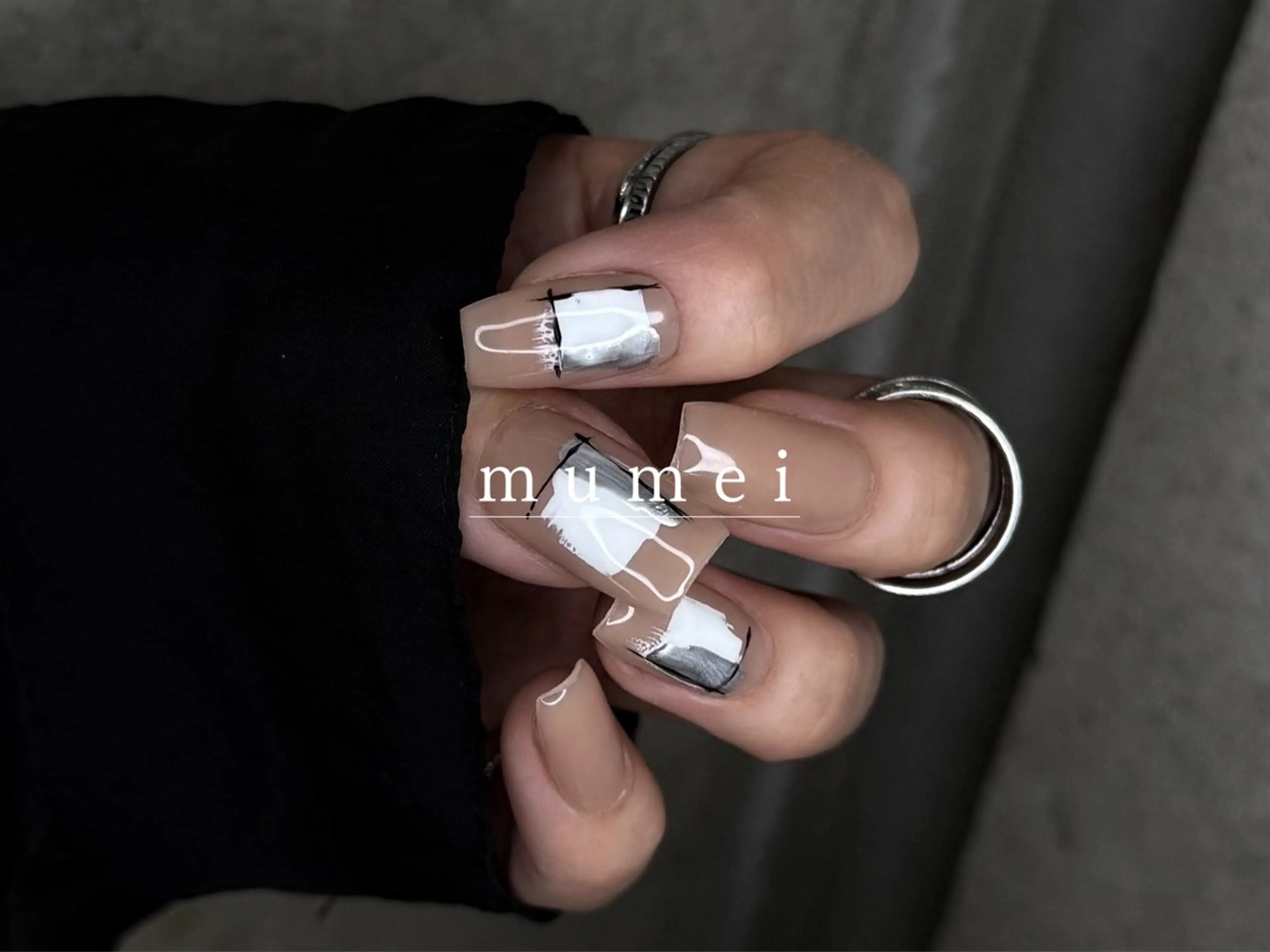 ネイル シンプルネイル ハンドネイル mumei _ NATSUMIのネイルデザイン