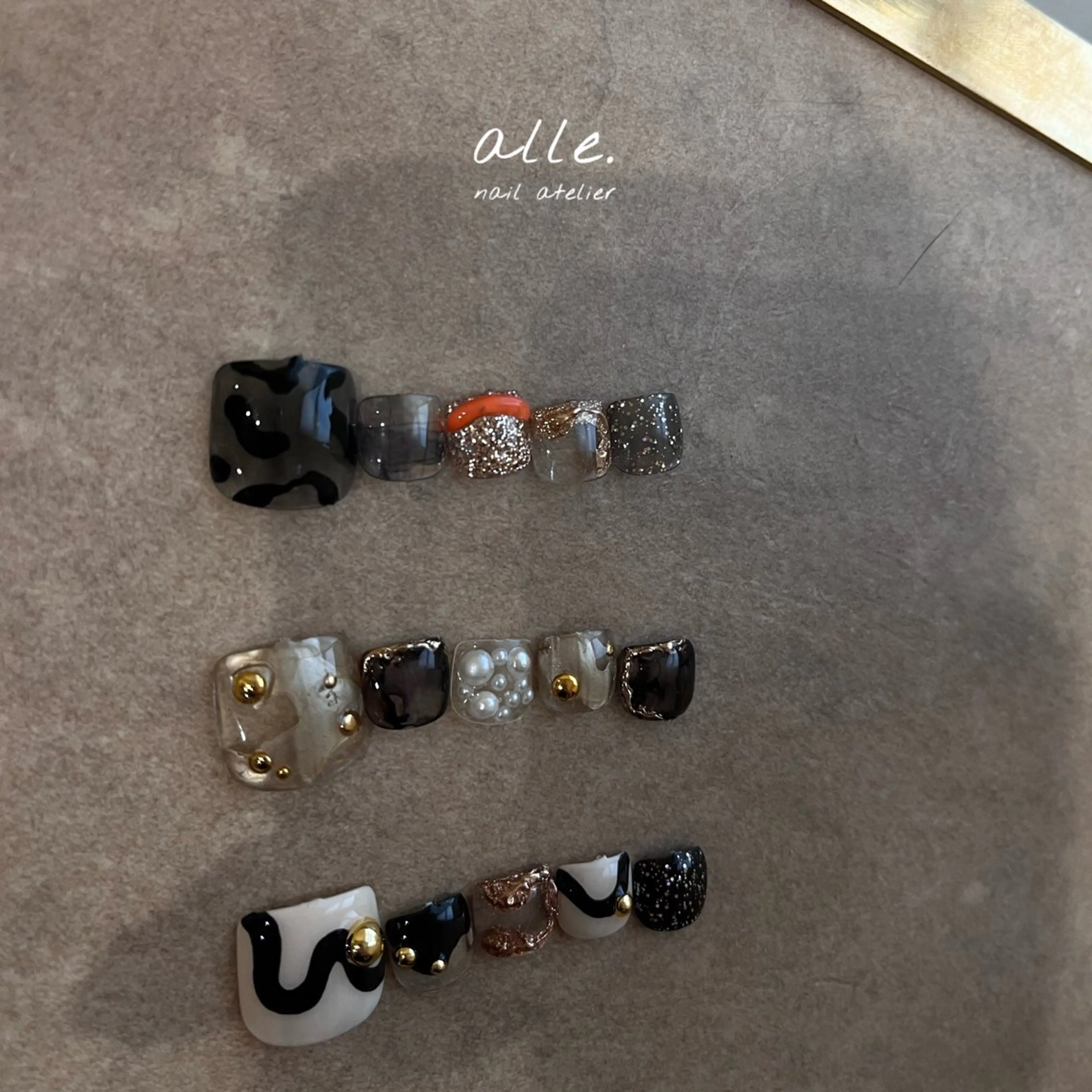 ネイル フットネイル atelier alle.のネイルデザイン
