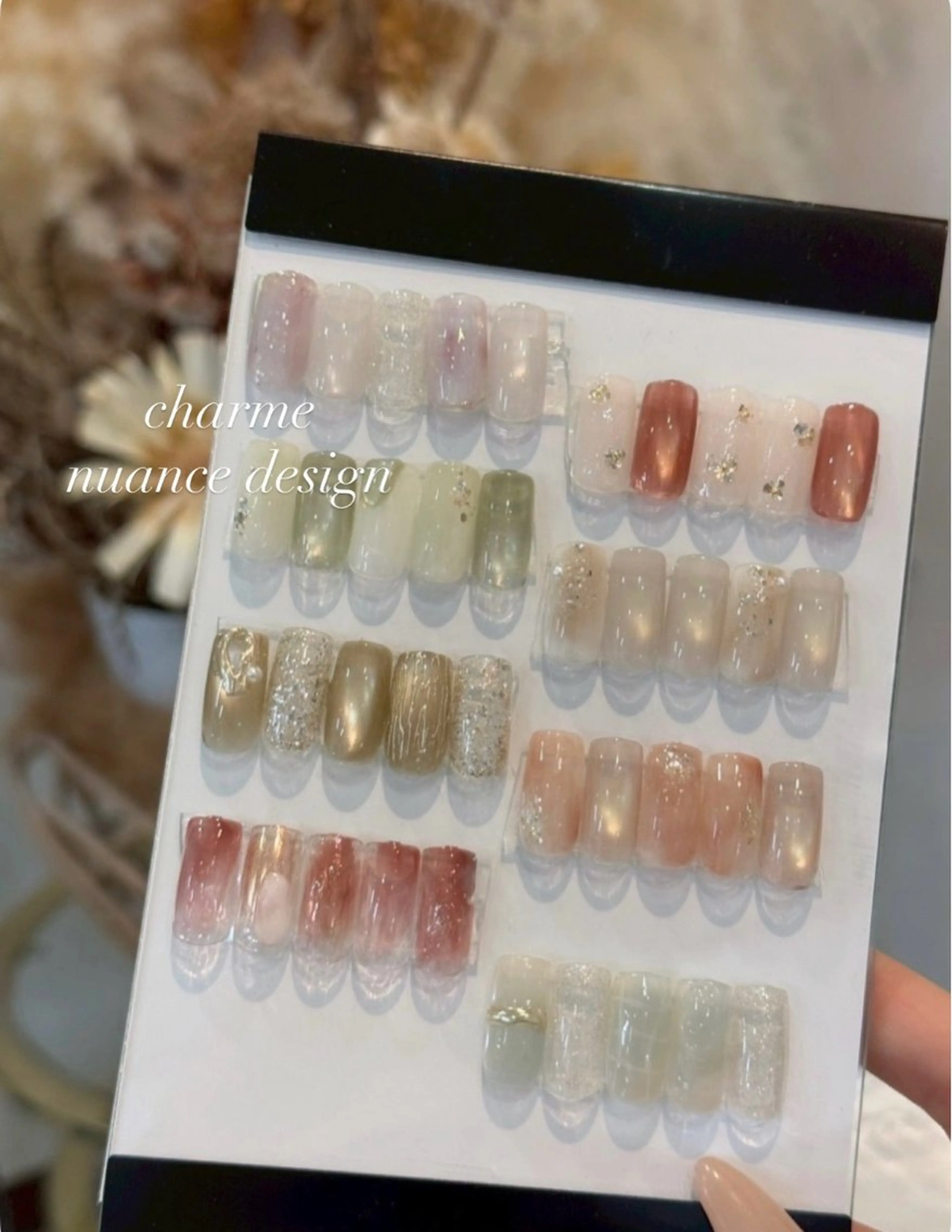 【春キャンペーン‼️ミニモ限定🌸オフなし】ニュアンスデザインの写真