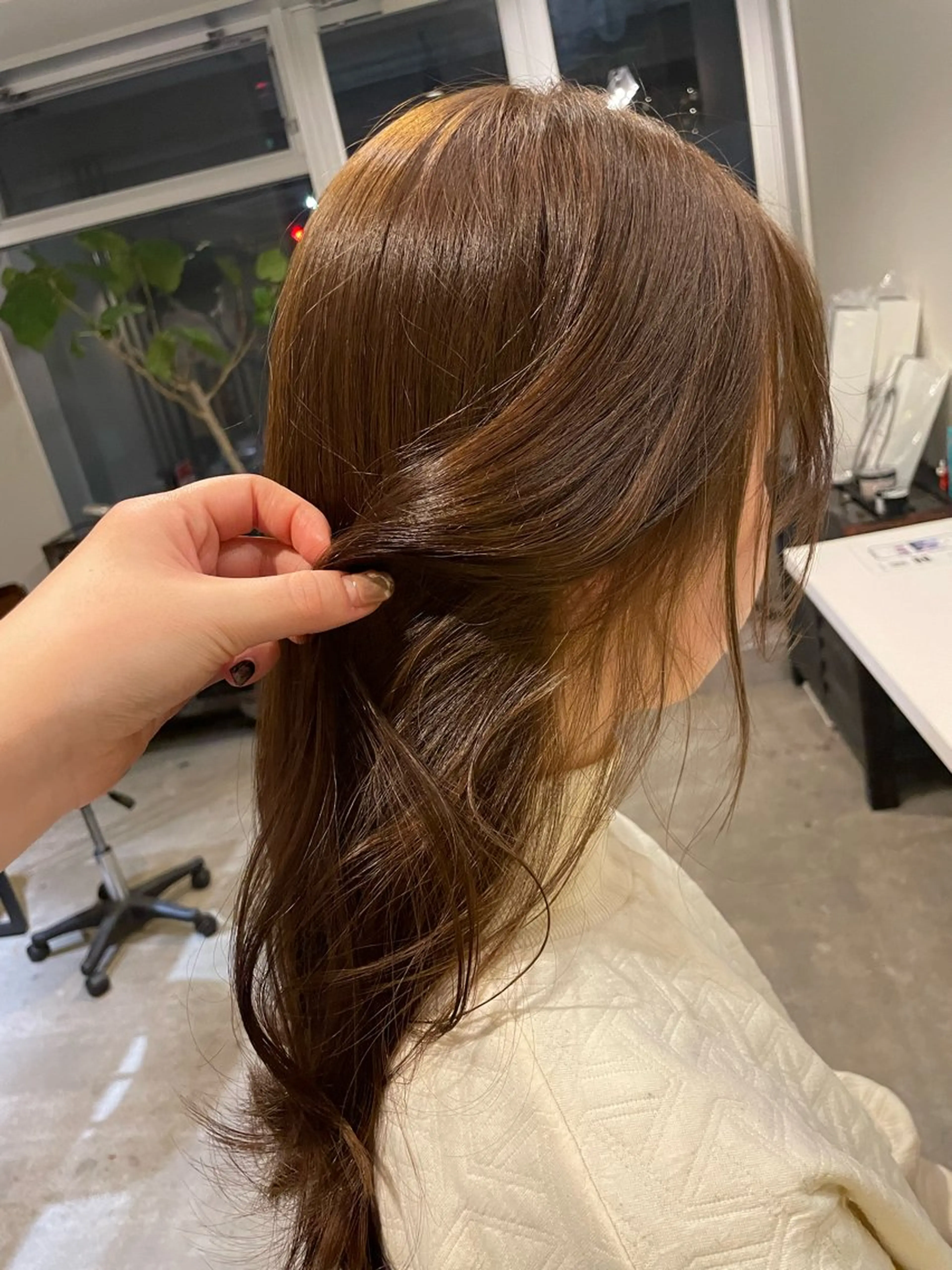 ミディアム Heath 姪浜 ⌇フタバのヘアスタイル