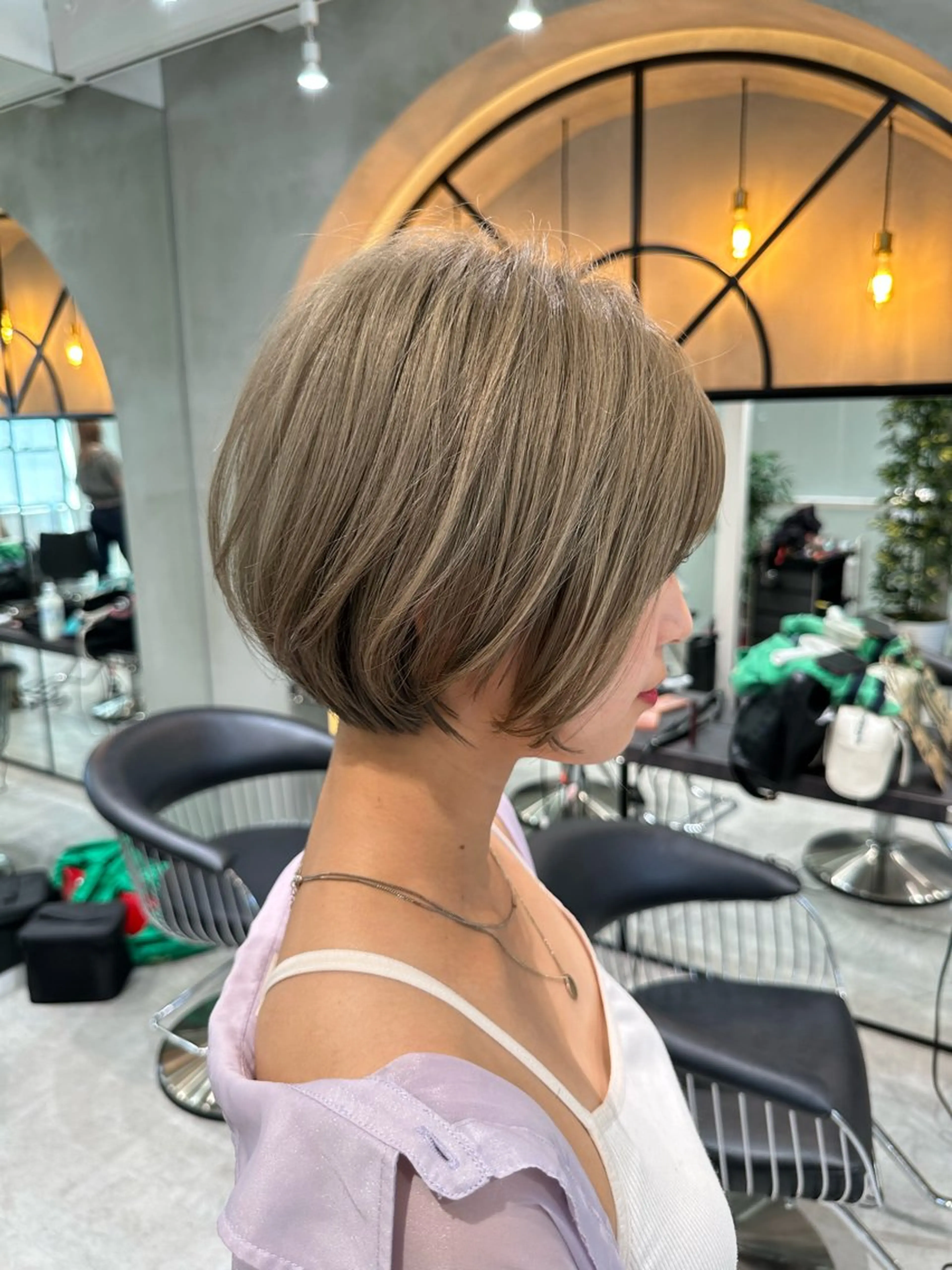 ショート ショートヘア カット ヘアカラー トリートメント ヘッドスパ taiga レイヤー /髪質改善/矯正🌈のヘアスタイル