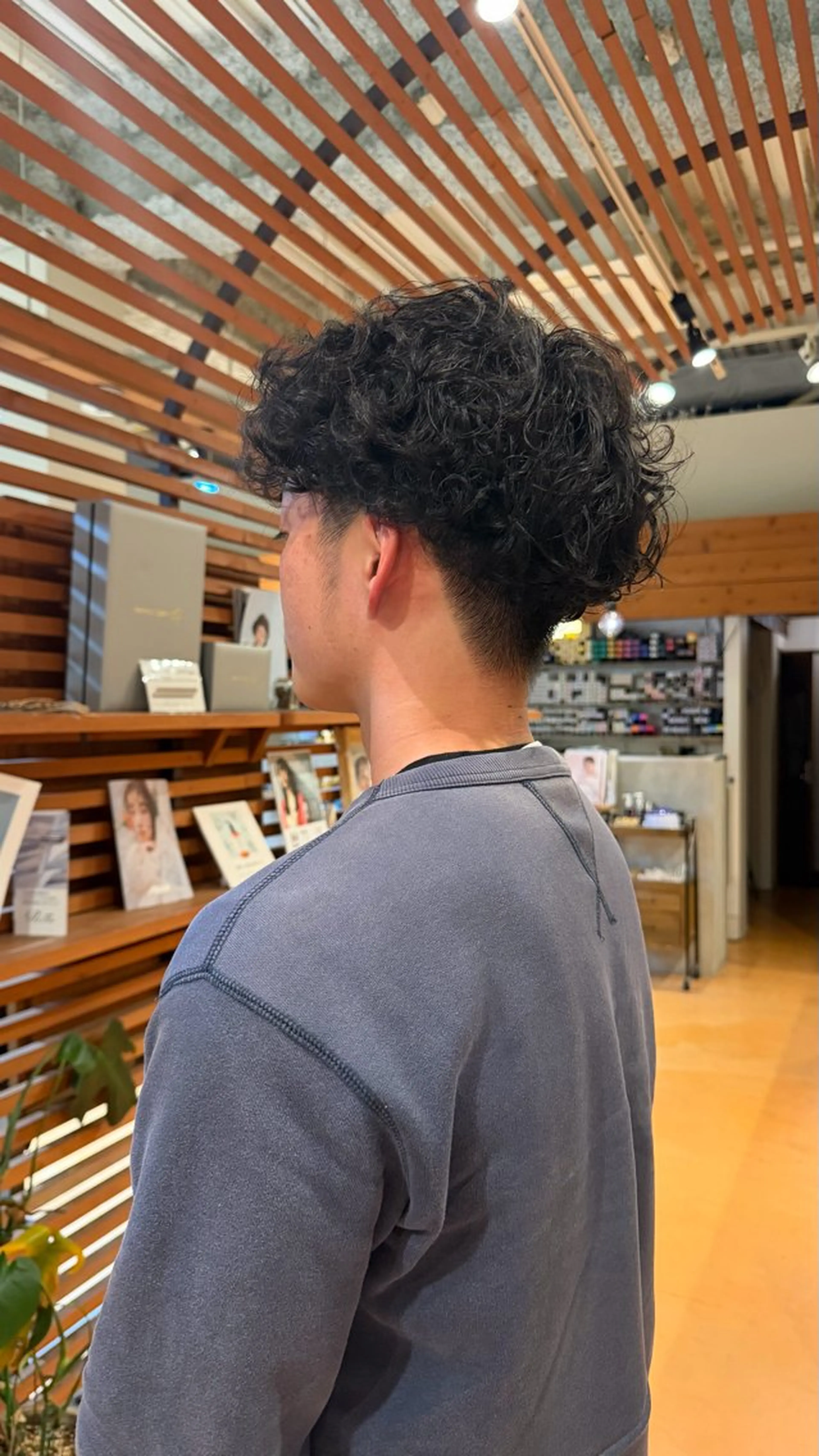 パーマ メンズ パーマ mashu/ブリーチ /ストレート/らなのヘアスタイル