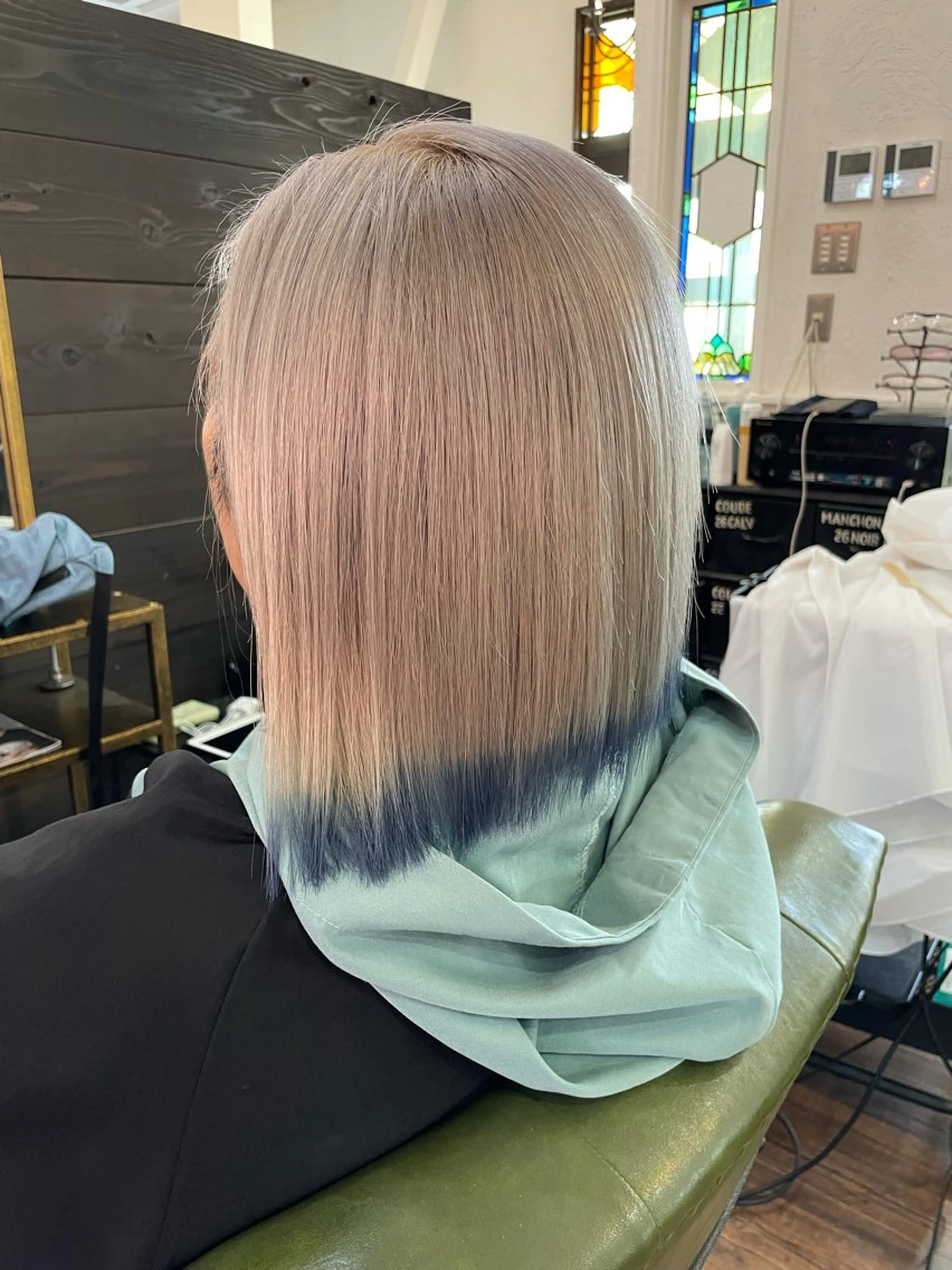 ミディアム ヘアカラー 下林 雅明のヘアスタイル