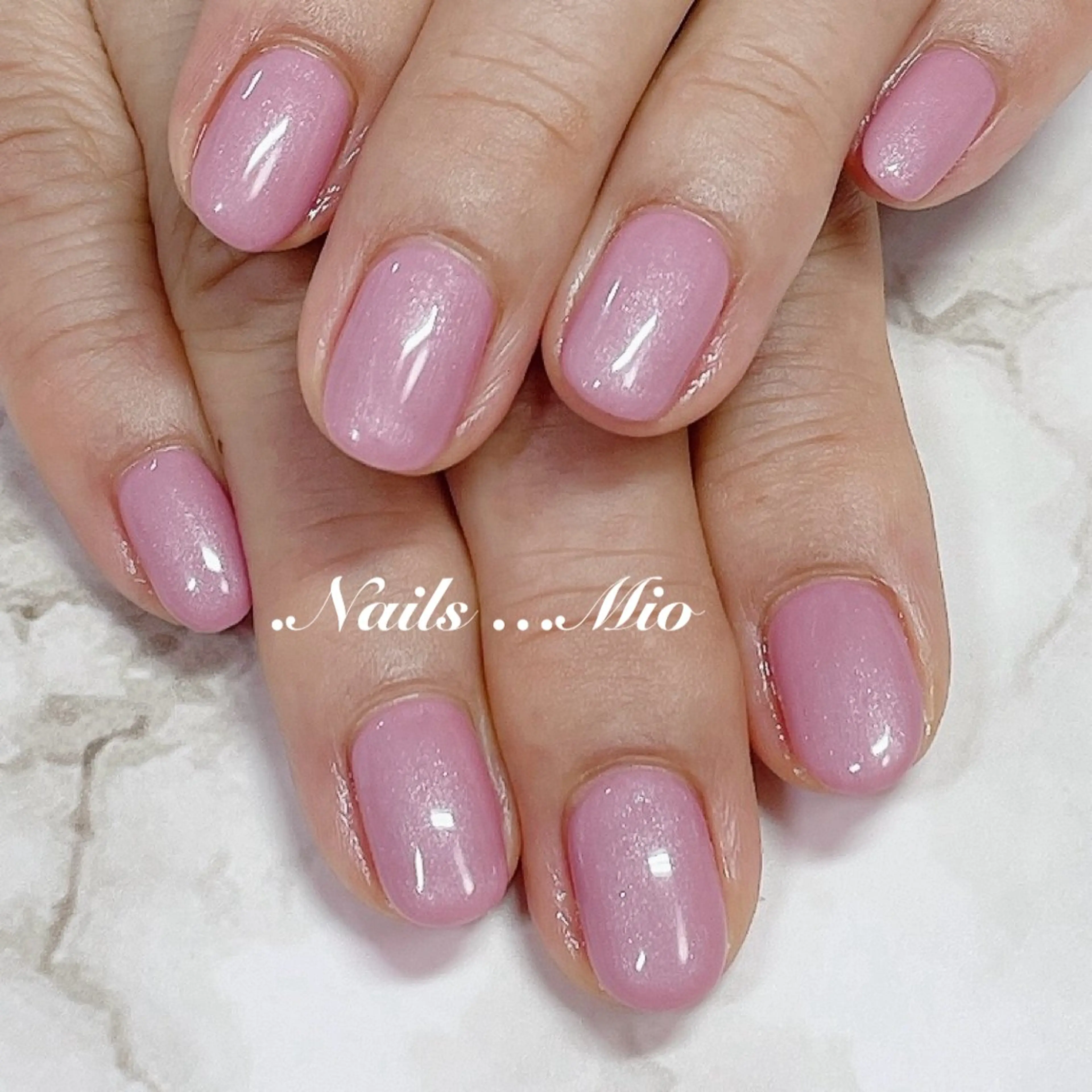 ネイル ジェルネイル ワンカラーネイル .Nails Mio 赤羽西ネイルサロンのネイルデザイン