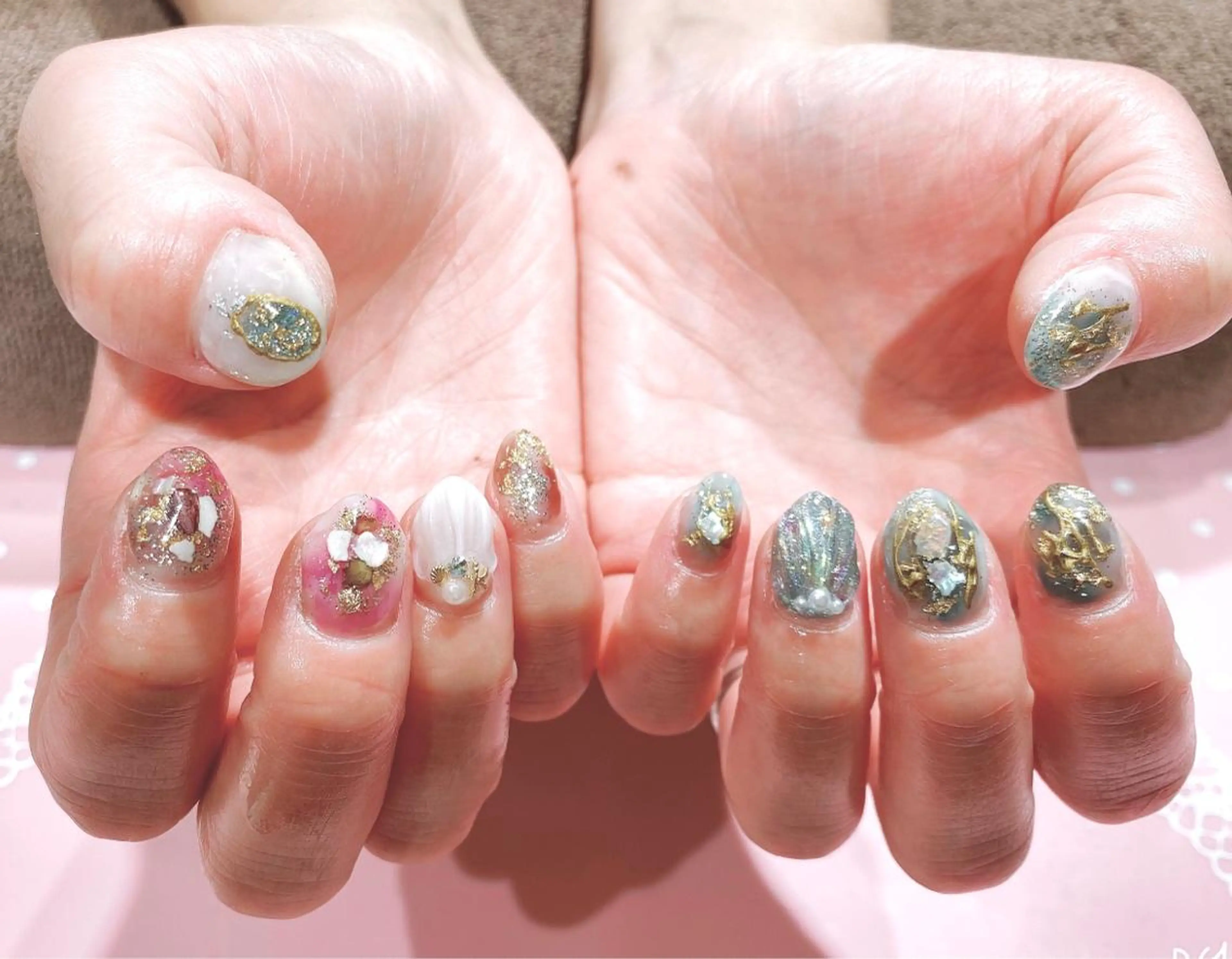 ネイル ニュアンスネイル VIST☆ ｍａｍｉのネイルデザイン