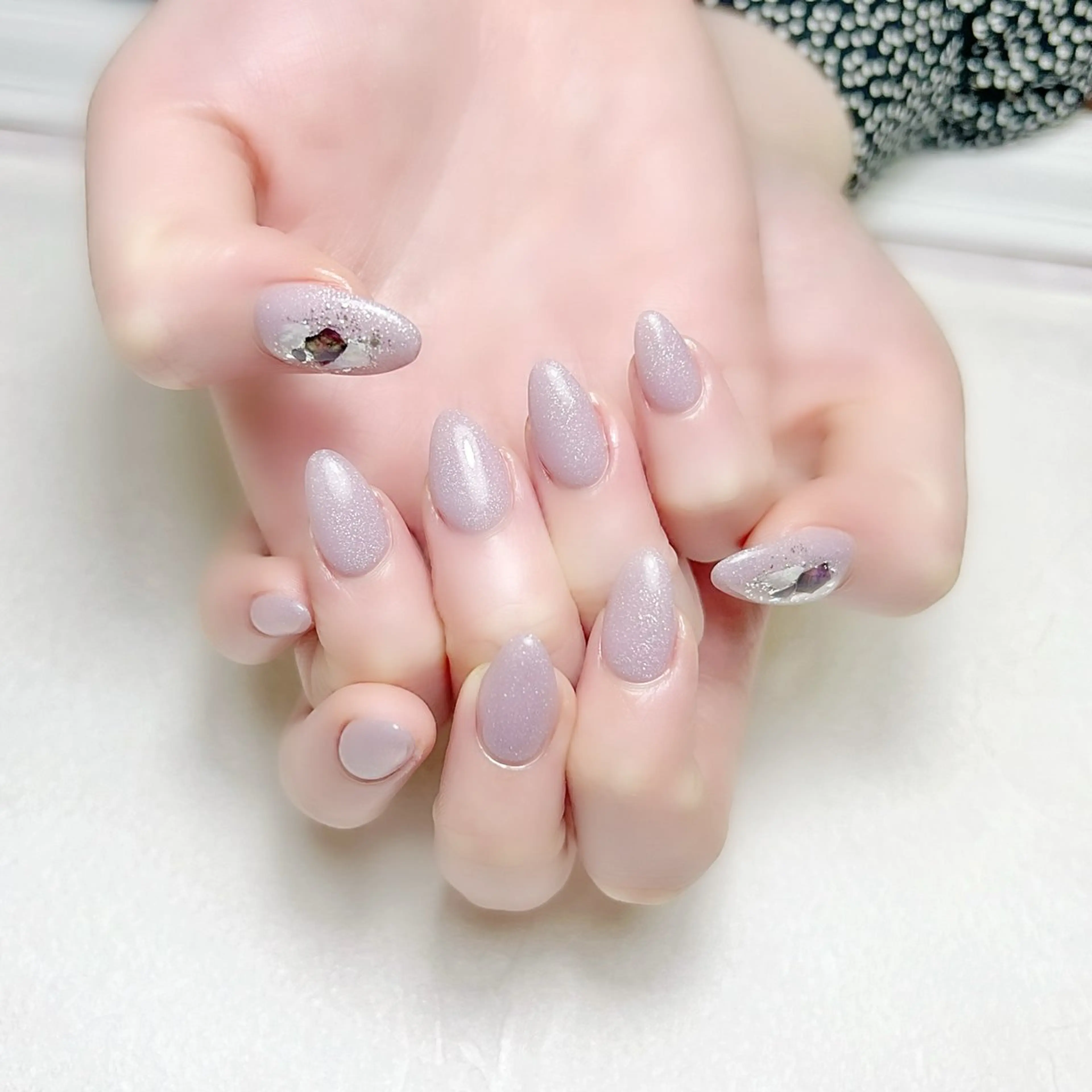 ネイル アートネイル オフィスネイル ワンカラーネイル 夏ネイル rouse nail RISATOのネイルデザイン