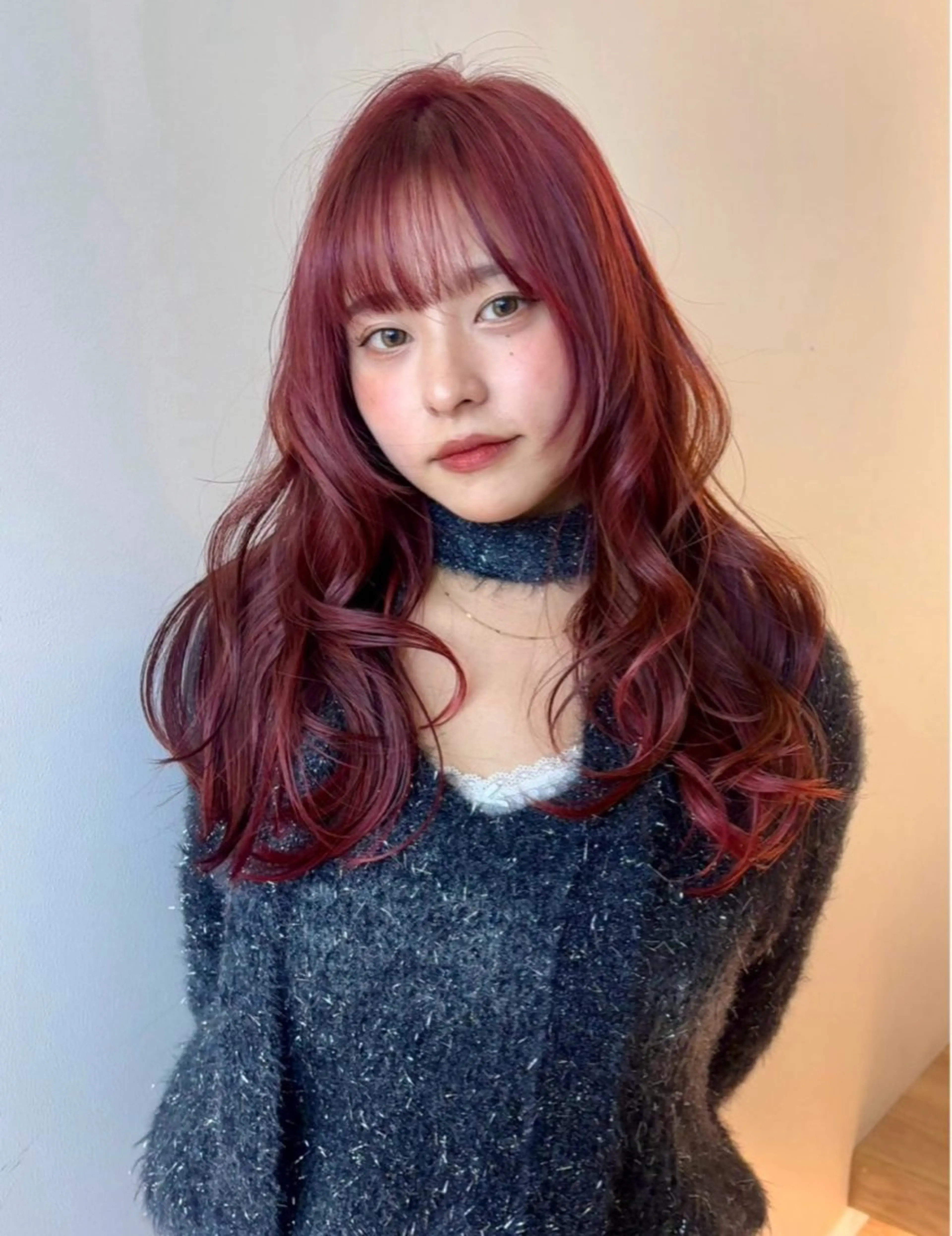 ミディアム カラー ハイトーン/デザイン 🪐·˚⌖MIHOのヘアスタイル