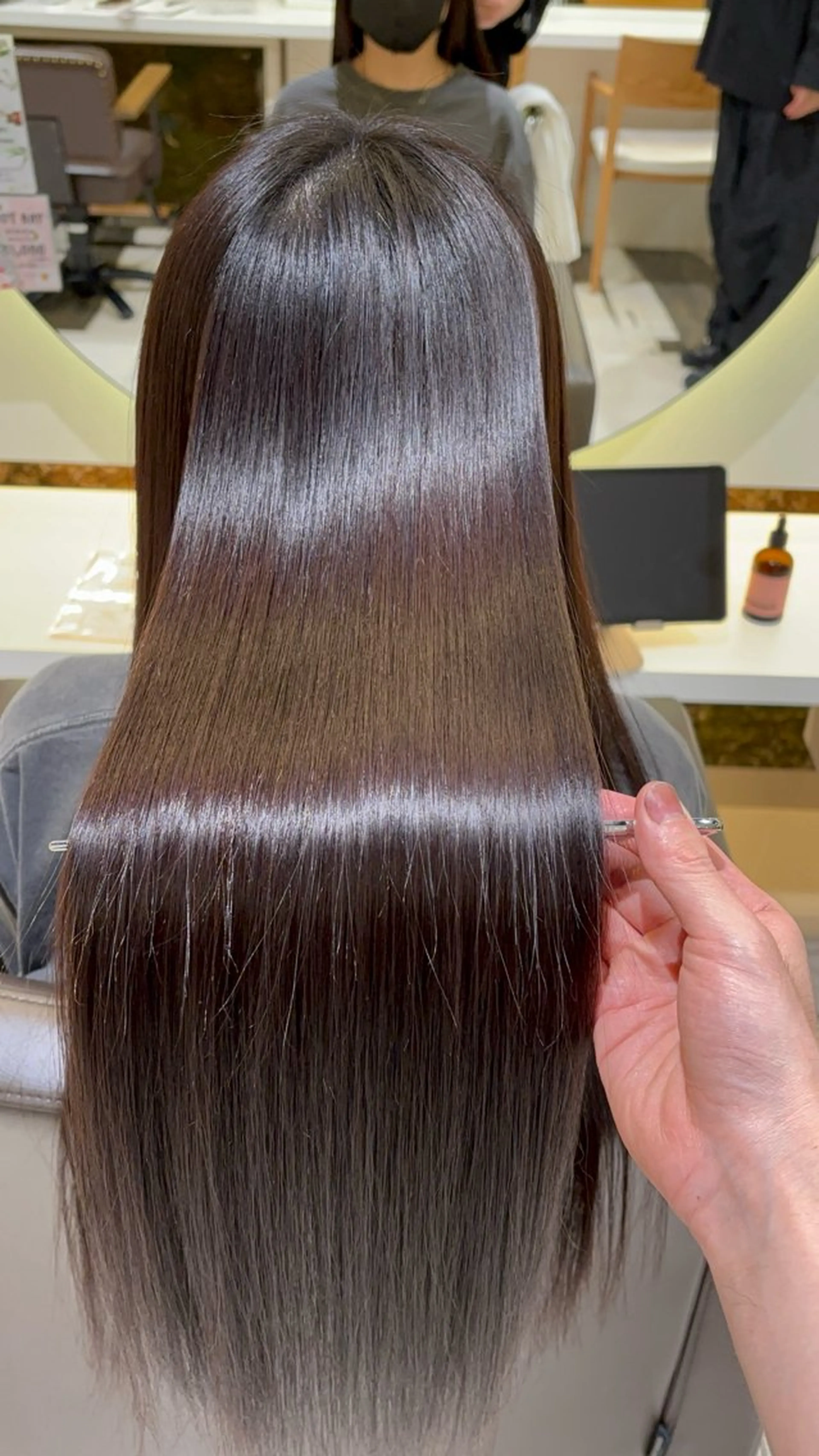 ロング 髪質改善 縮毛矯正 トリートメント カット 縮毛矯正 トリートメント 岡嶋 怜央のヘアスタイル