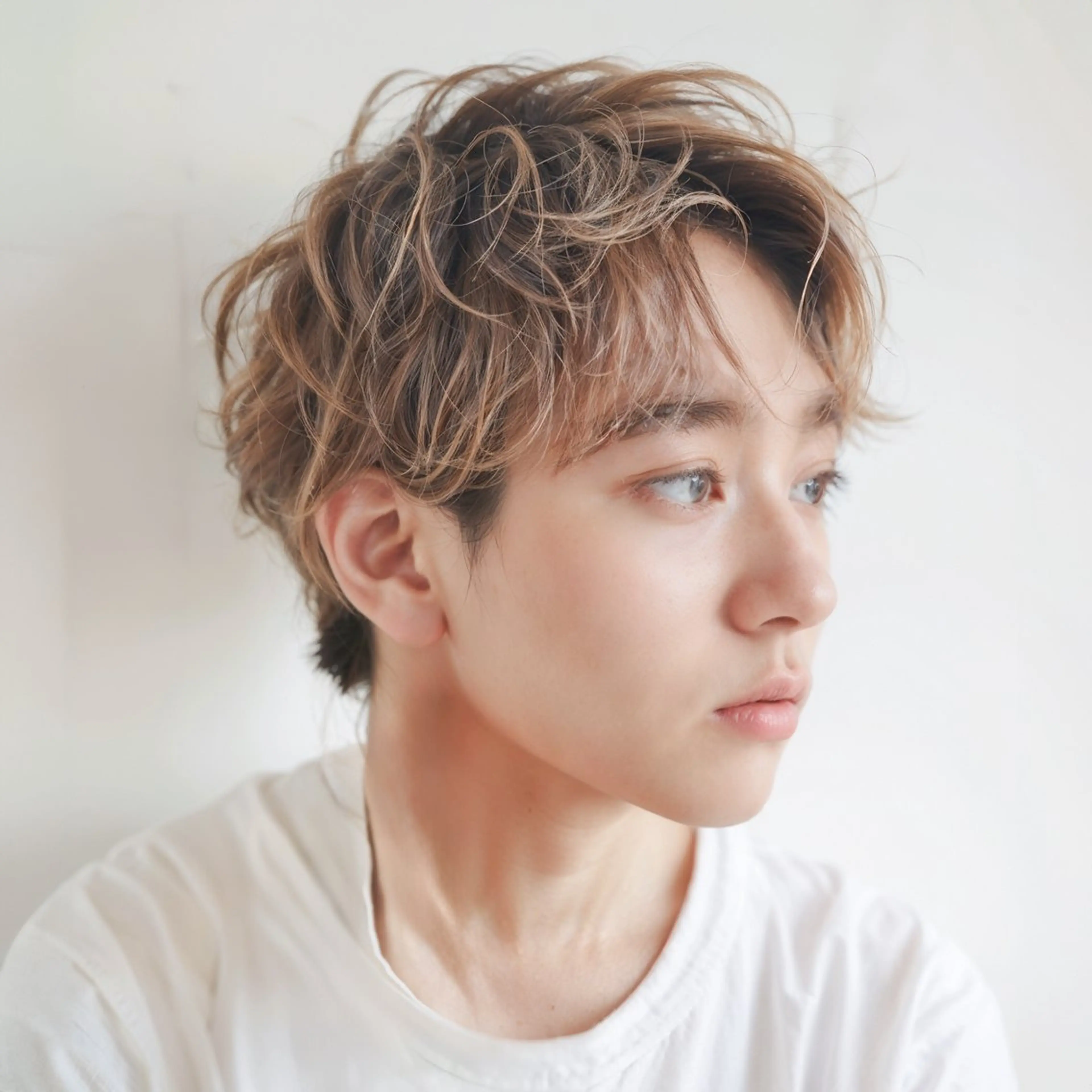【メンズ】メンズカット+メンズカラー+眉毛カット13000円の写真