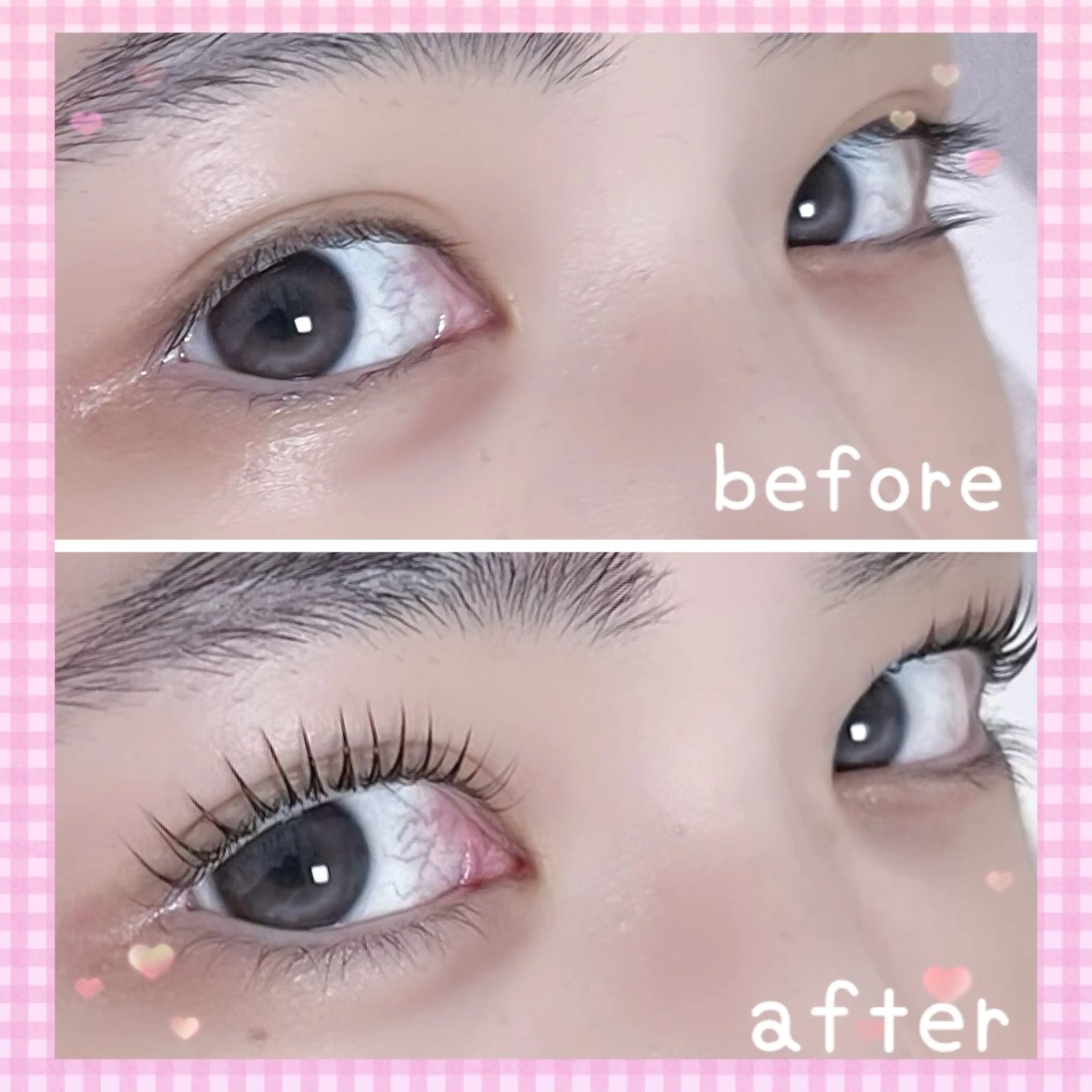 🌈【まつげパーマ⭐️立ち上げ×微カール】パリジェンヌラッシュリフトの写真