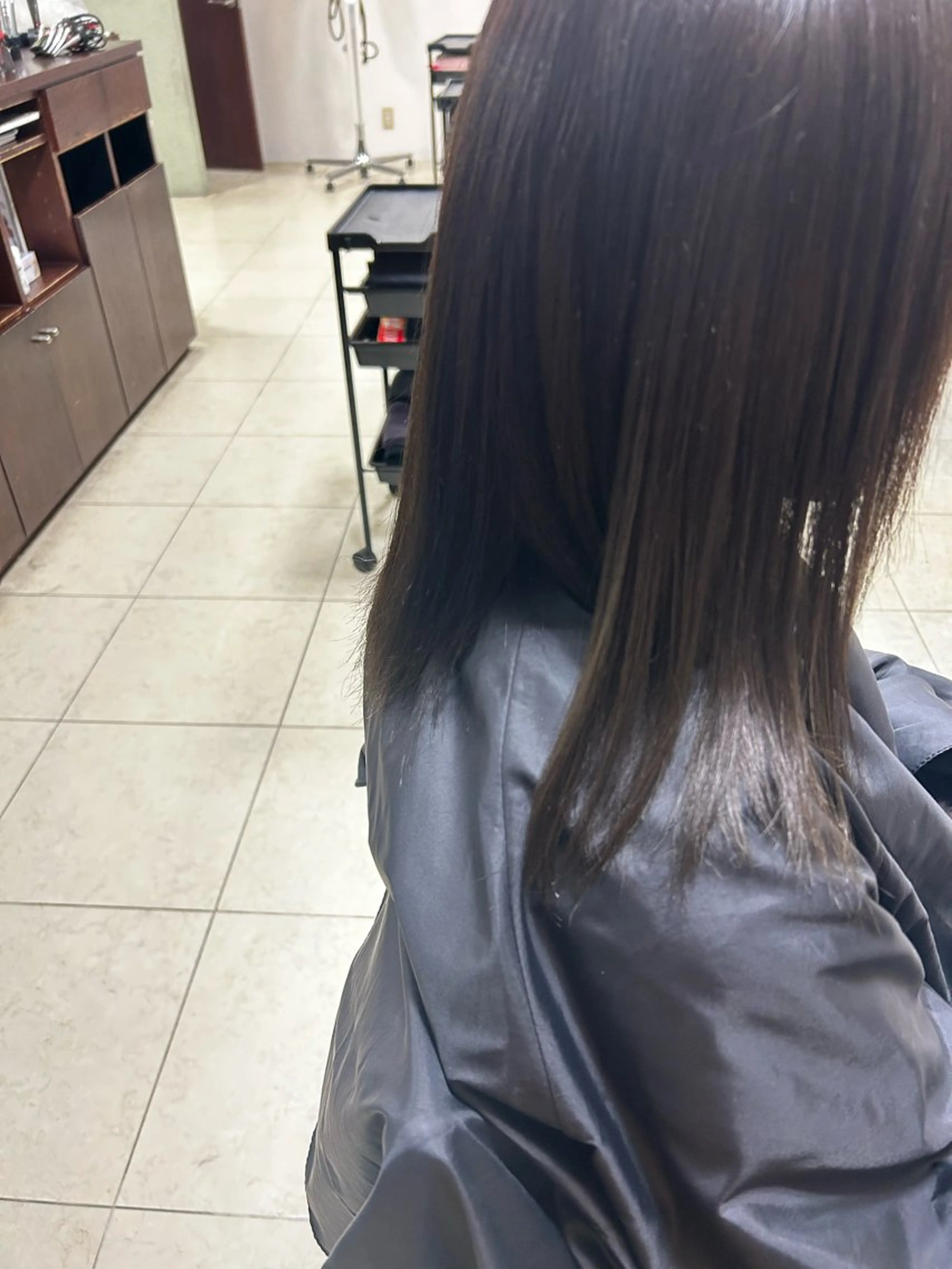 ミディアム カラー ブリーチ 縮毛矯正 PLIME SHOTAROのヘアスタイル