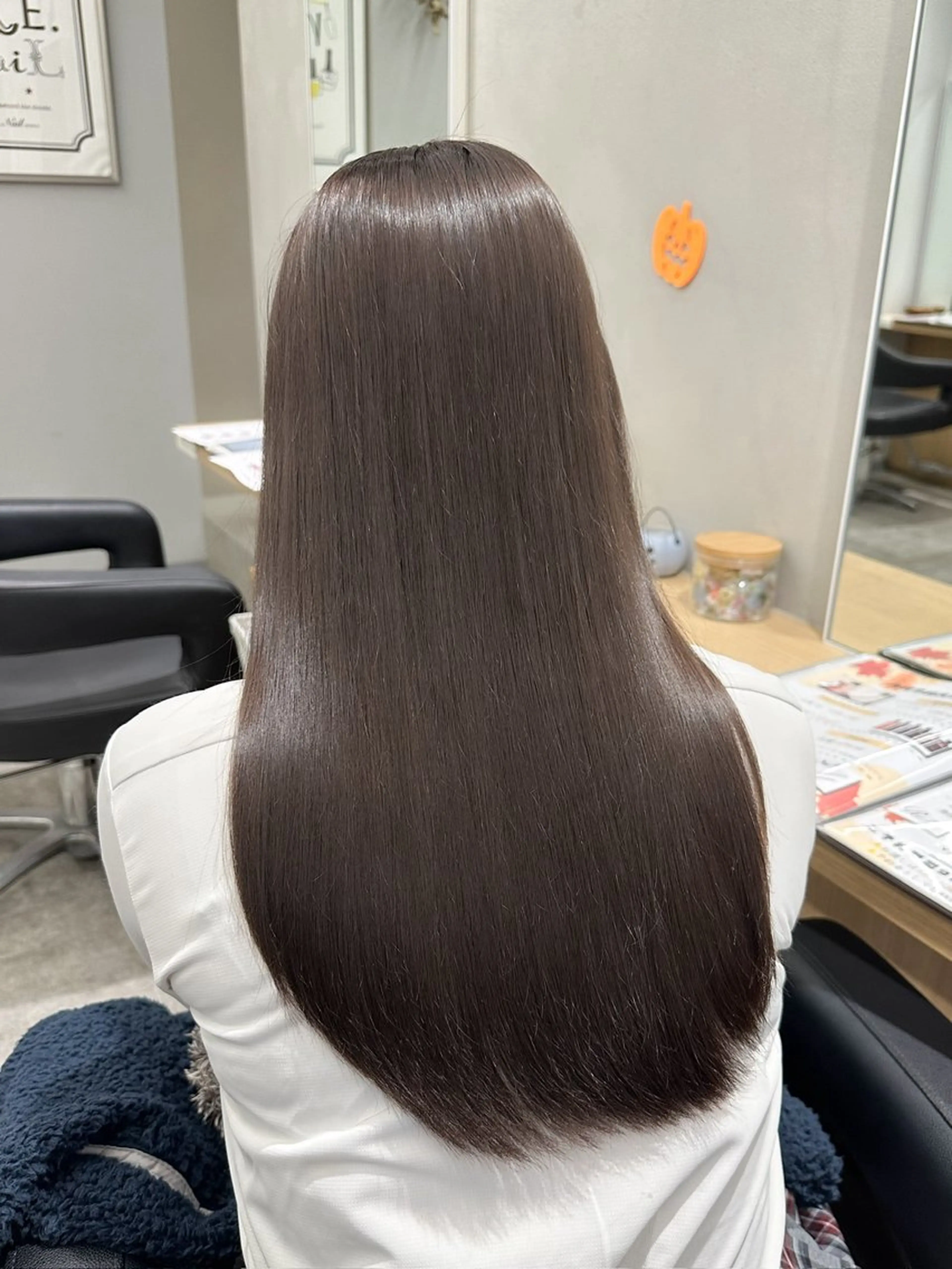 ロング カラー トリートメント カット ヘアカラー トリートメント 美髪🫧ブリーチ/ デザイン/永田汰伊智のヘアスタイル