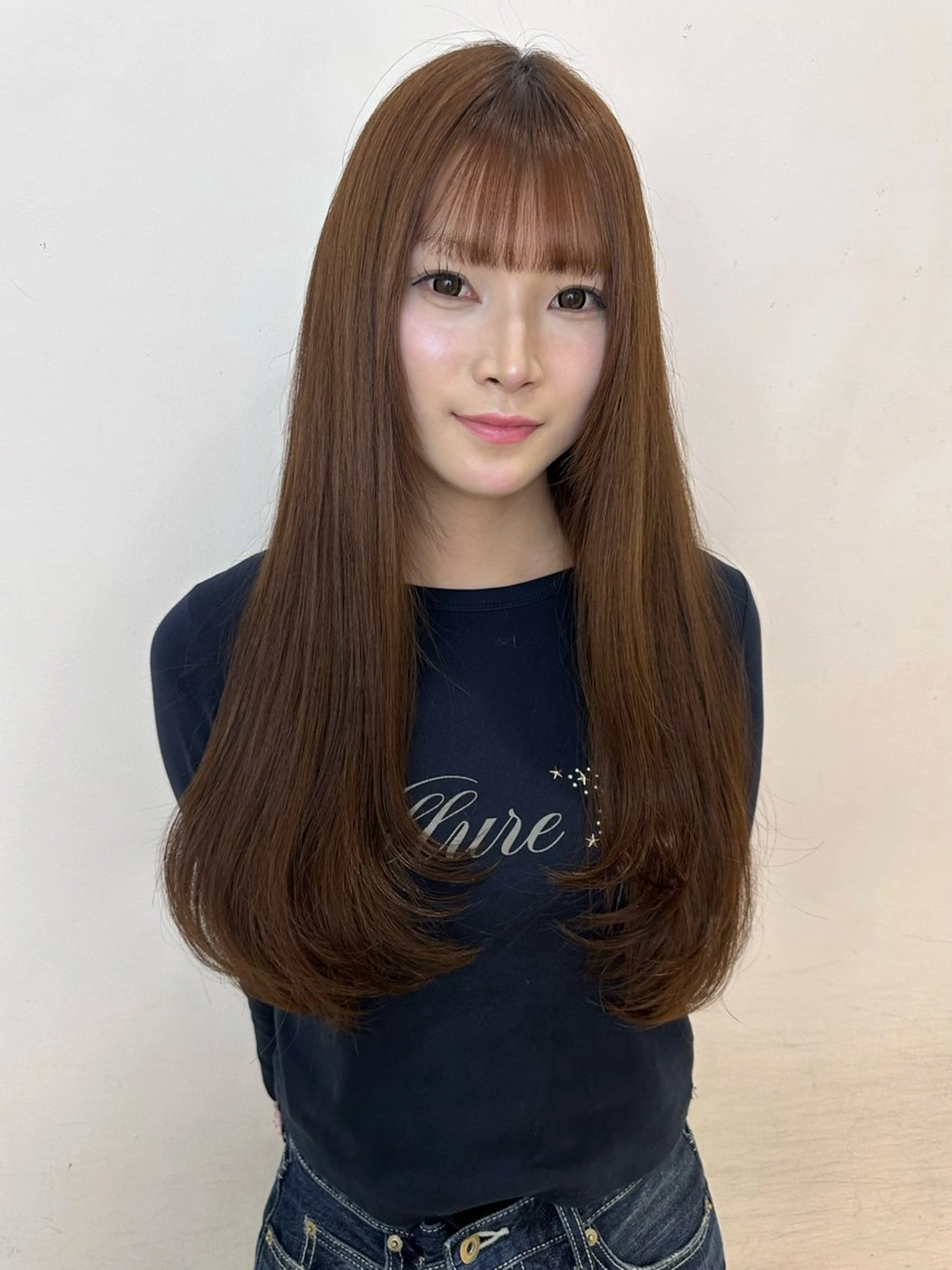 ロング カラー 'axis hinaのヘアスタイル