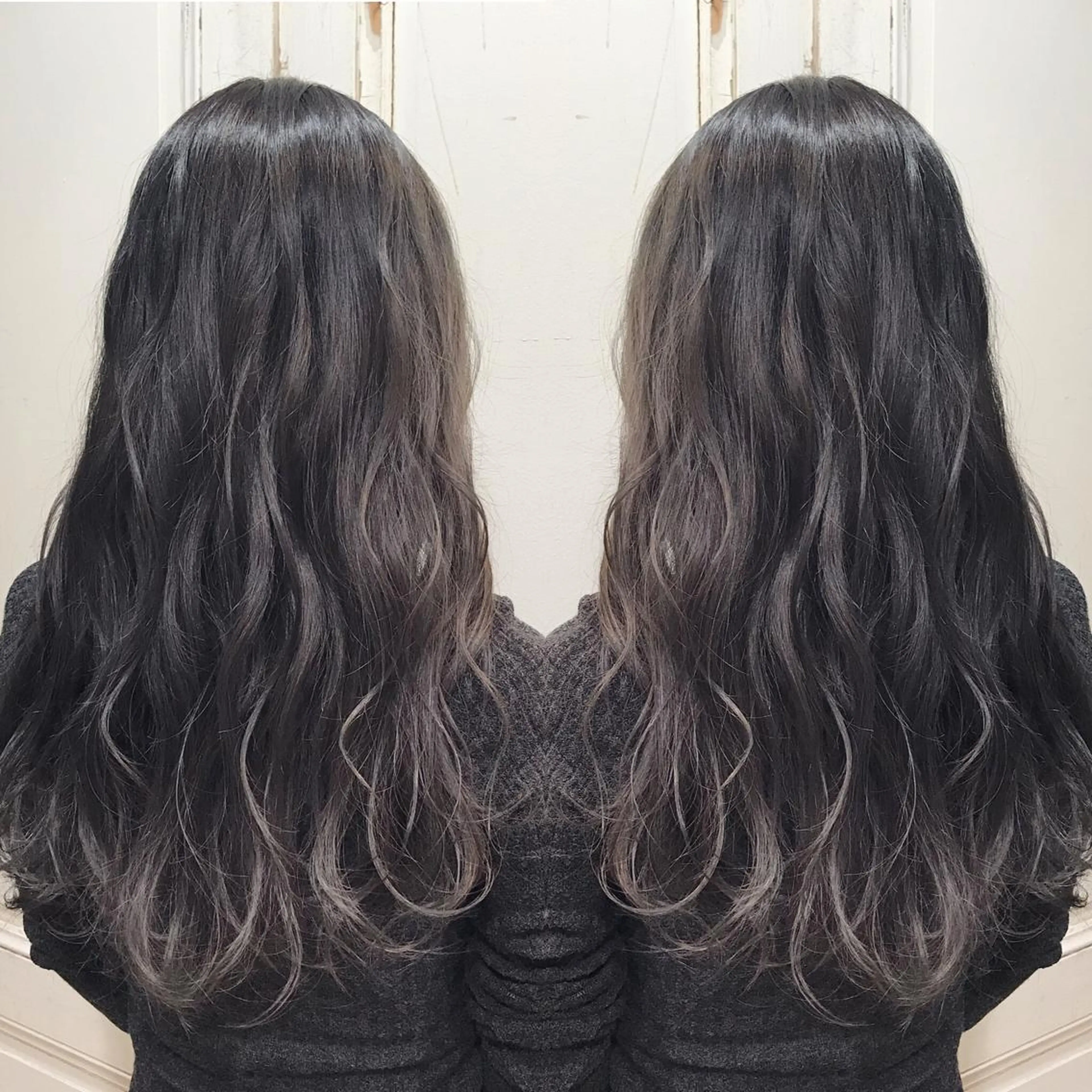 ロング カラー ヘアカラー トリートメント 難波 茜のヘアスタイル