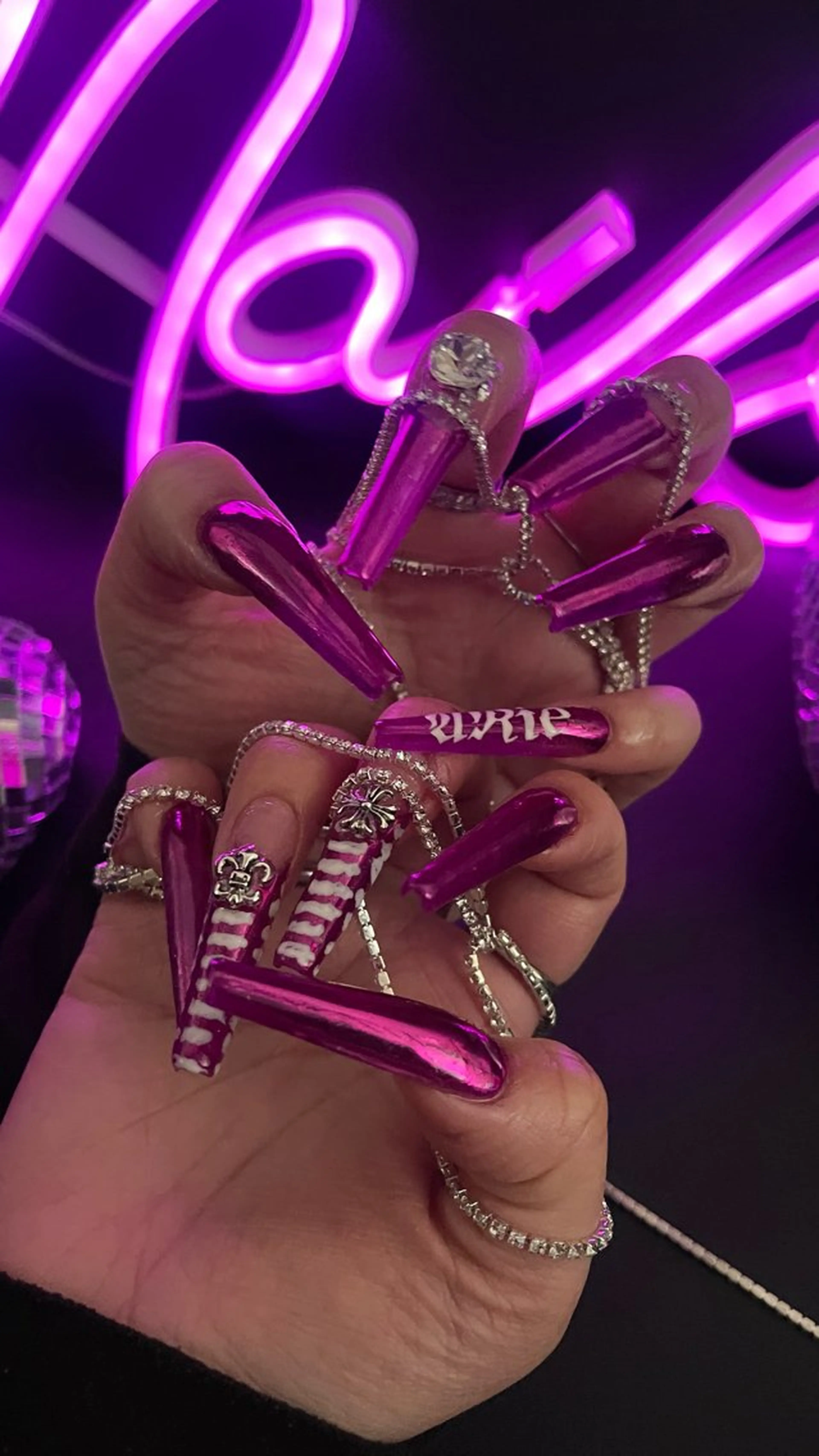 【初回オフ無料】Gel-X 10本長さだし 10本アートパーツのせ放題の写真