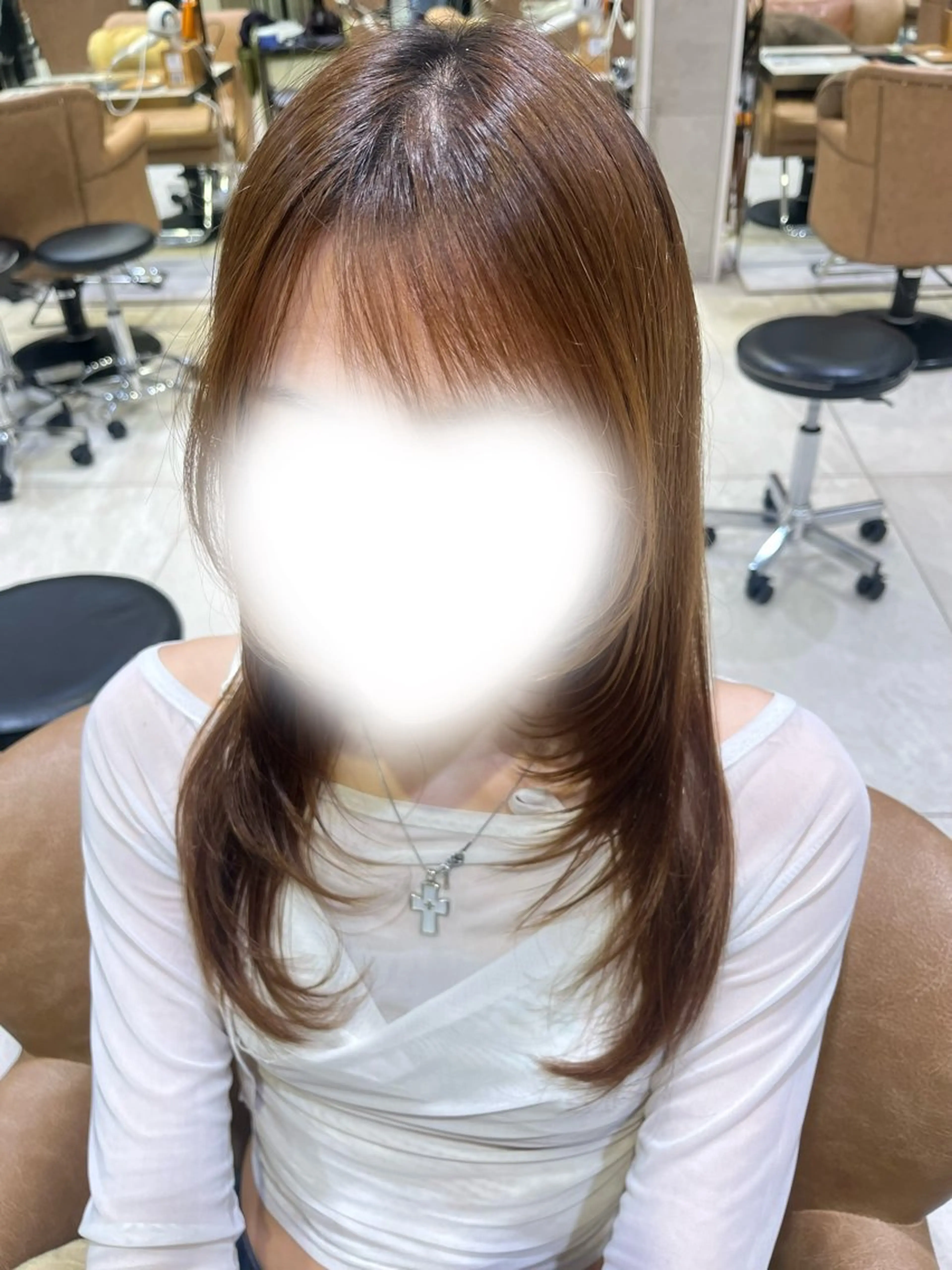 ロング ボブ／レイヤーモデル 募集中🫧ゆい🌼のヘアスタイル