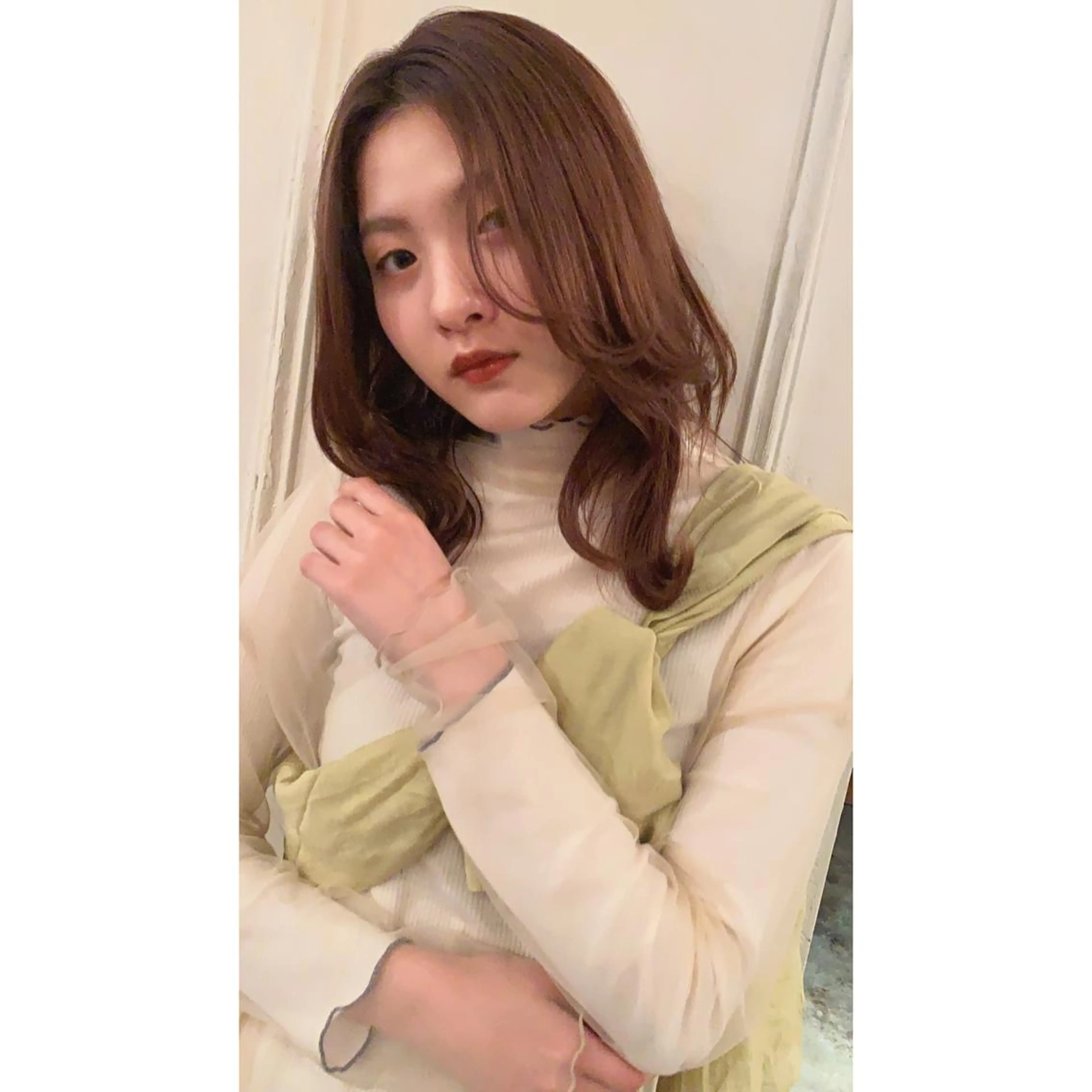 ミディアム 銀座🤍ボブ/ ミディアム/佐野夢美のヘアスタイル