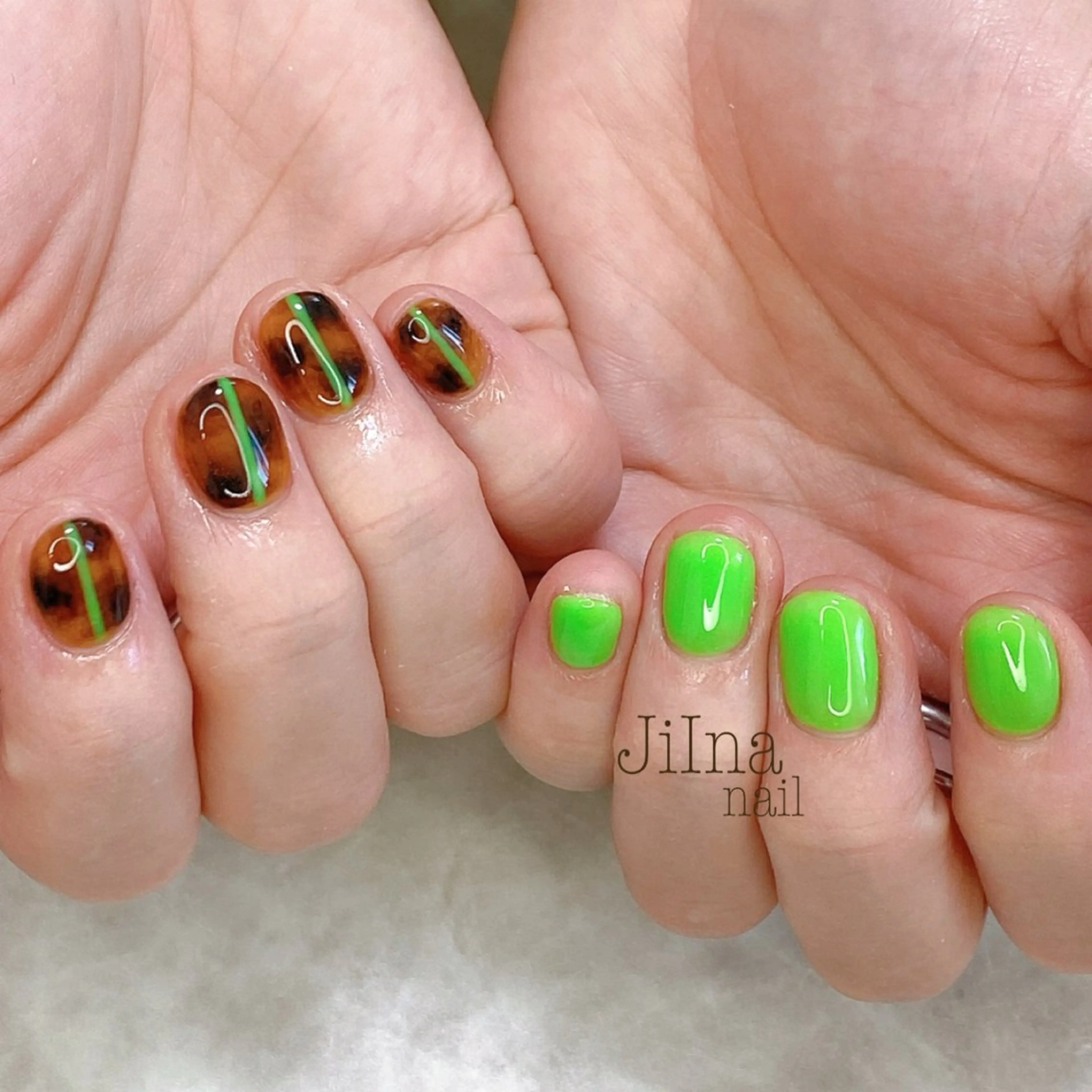 ネイル 持ち込み JiIna nailのネイルデザイン