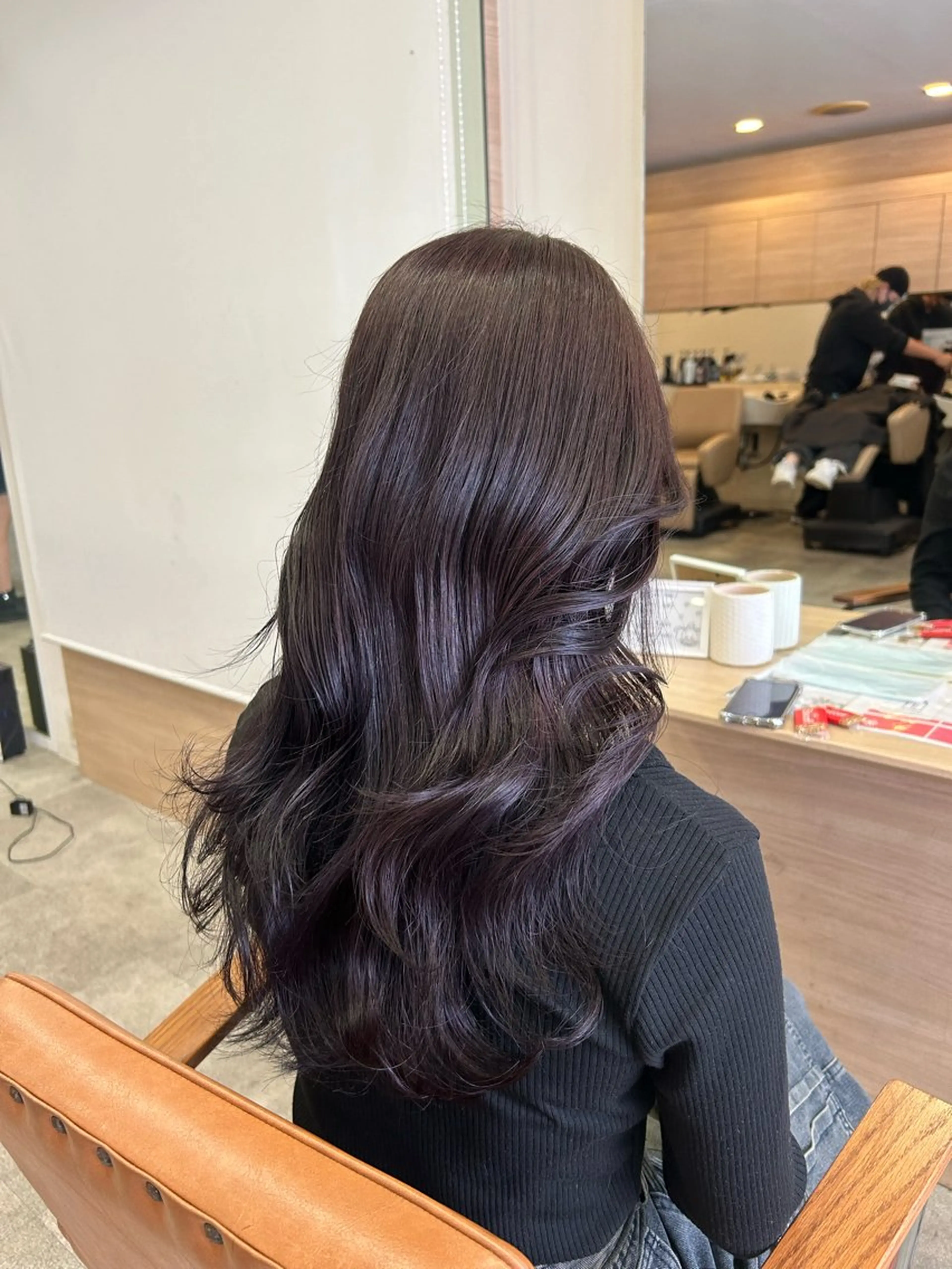 ロング ヘアカラー レイヤー/ 透明感カラー/チナツのヘアスタイル