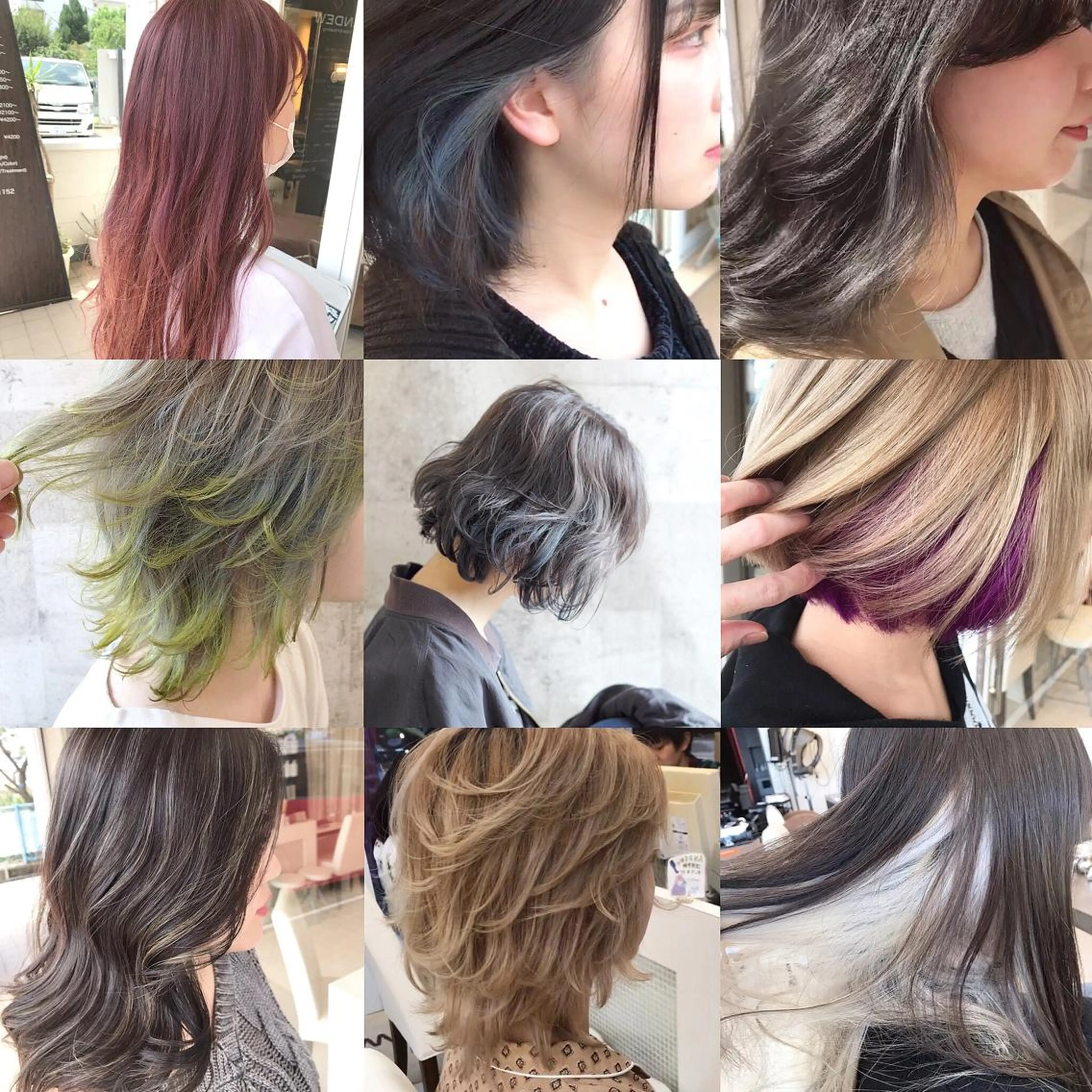 セミロング カラー 武田 清久のヘアスタイル