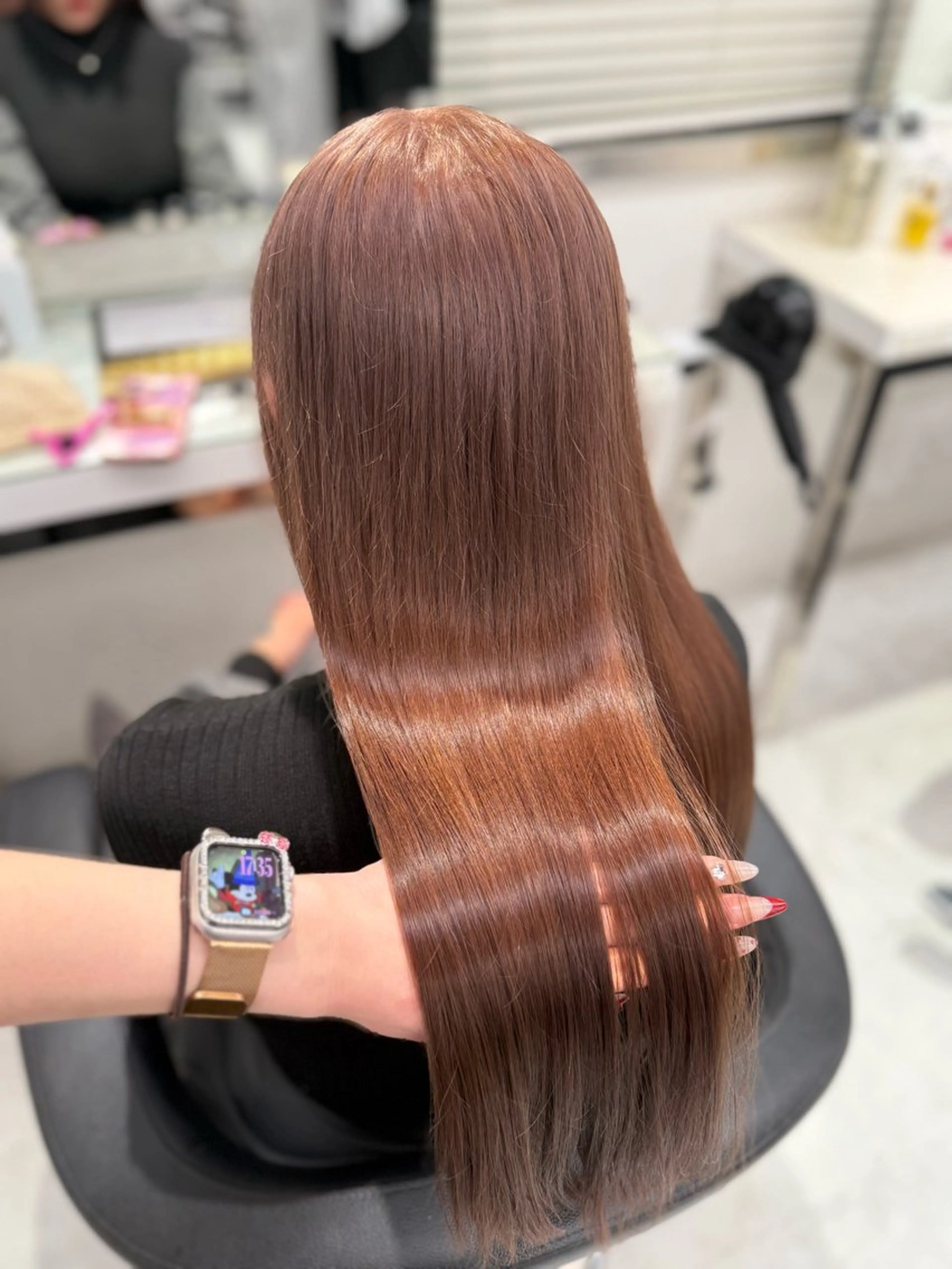 ロング カラー ヘアカラー トリートメント 🩰フレンチガーリー ヘア🩰🍨AYAのヘアスタイル