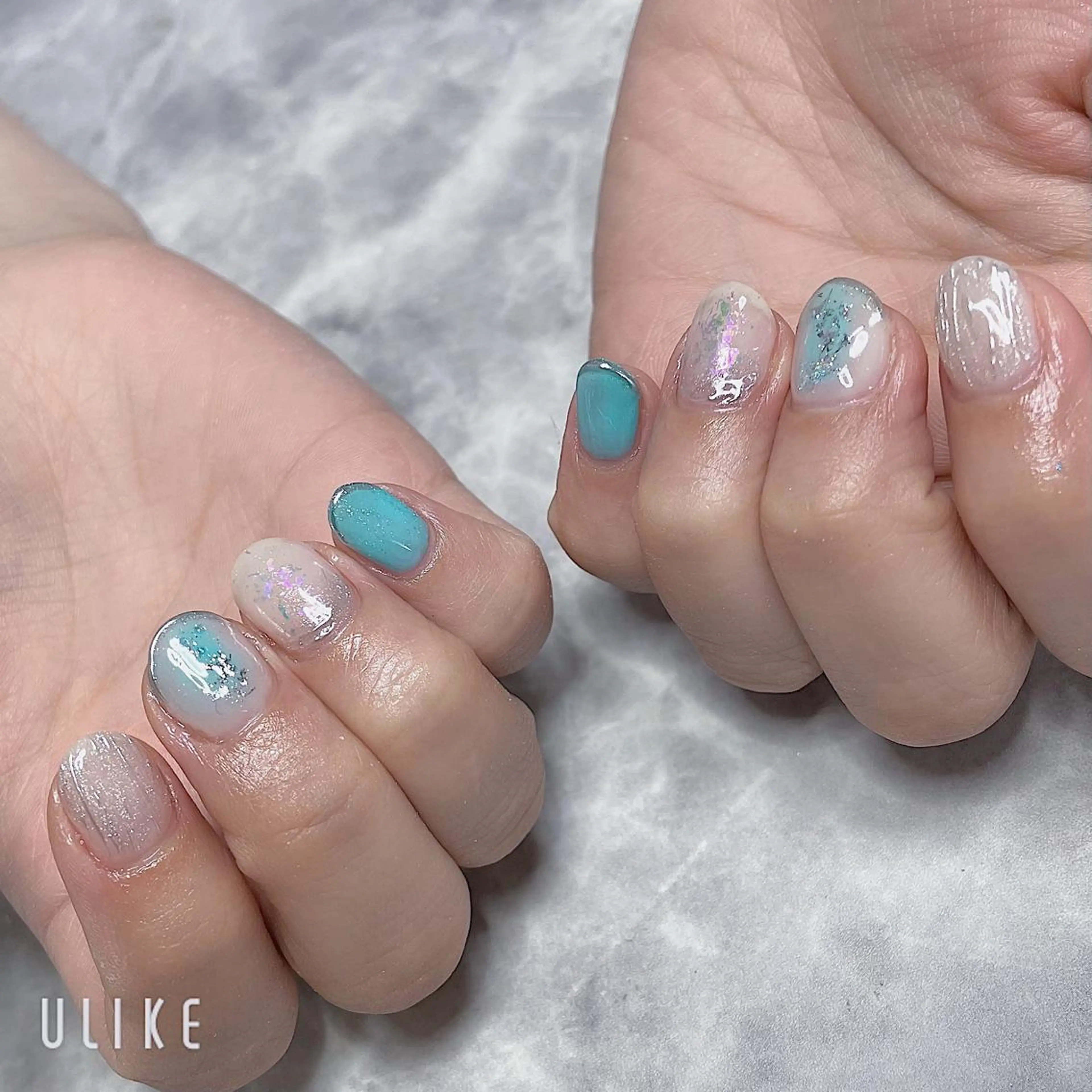 ネイル アートネイル 長さ出し ジェルネイル スカルプネイル 春ネイル ハンドネイル SYU'NAIL /YUKIのネイルデザイン