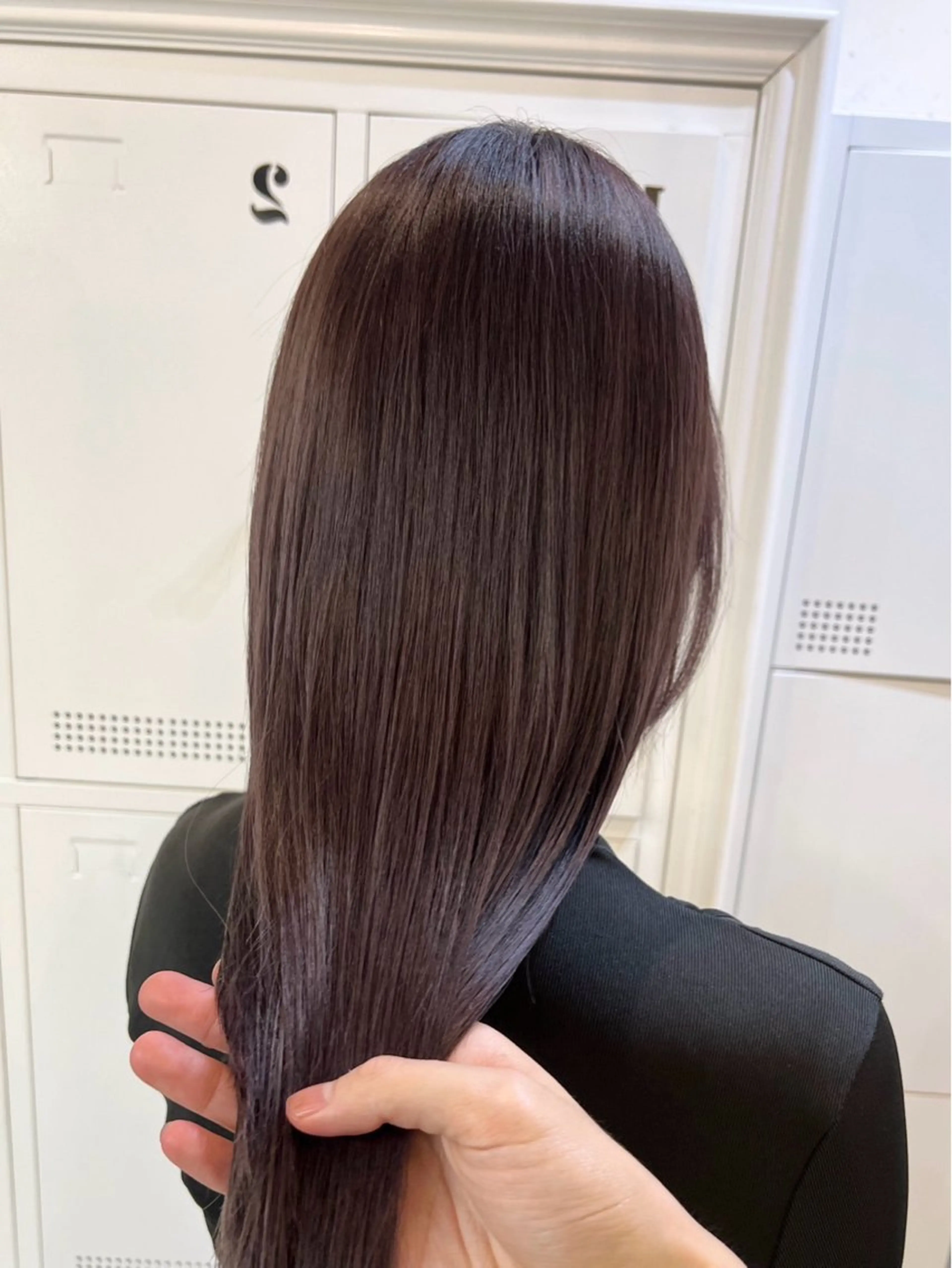 ロング カラー ヘアカラー パーマ トリートメント 市原 知世のヘアスタイル