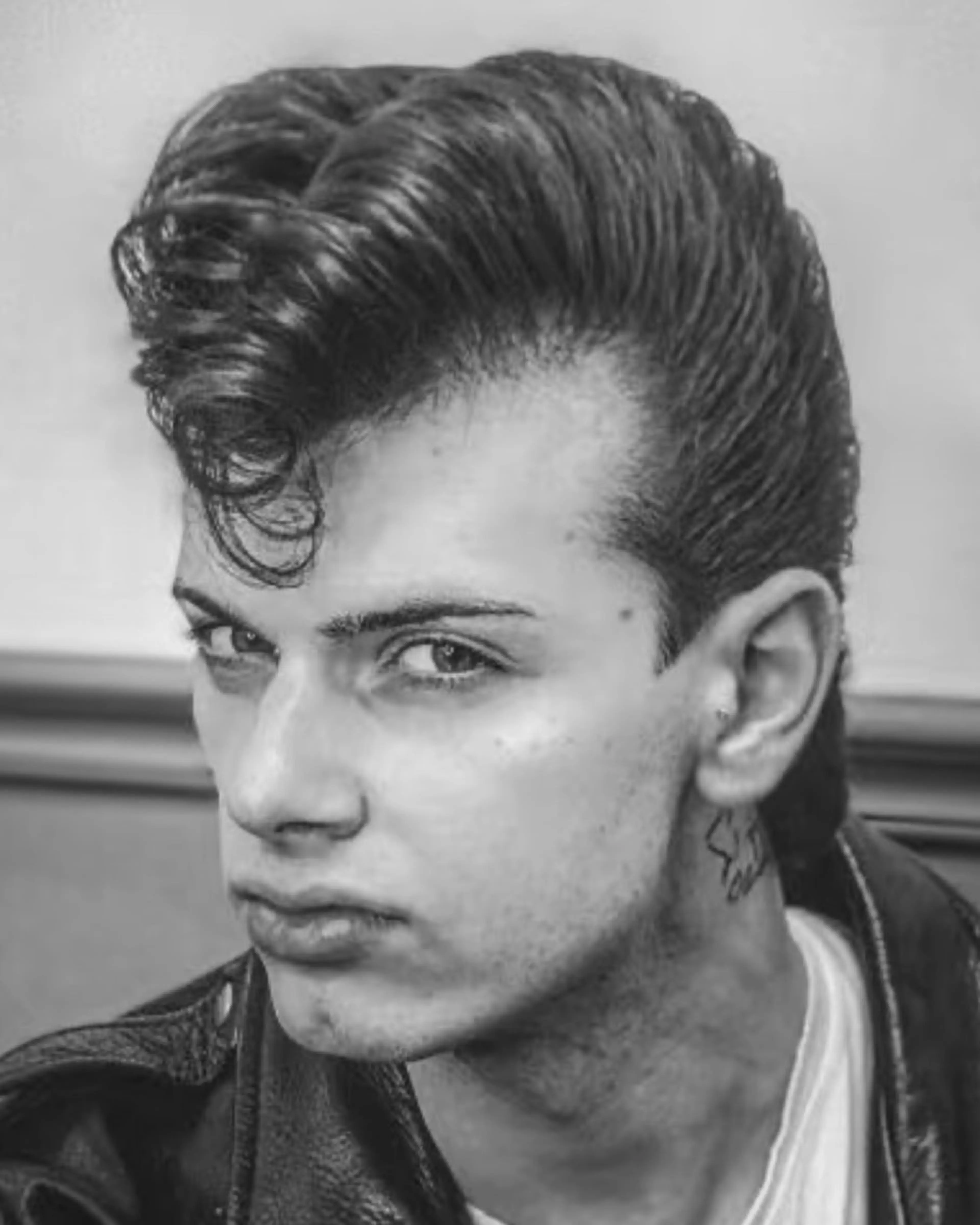 【メンズ限定】リーゼントのヘアカットの写真