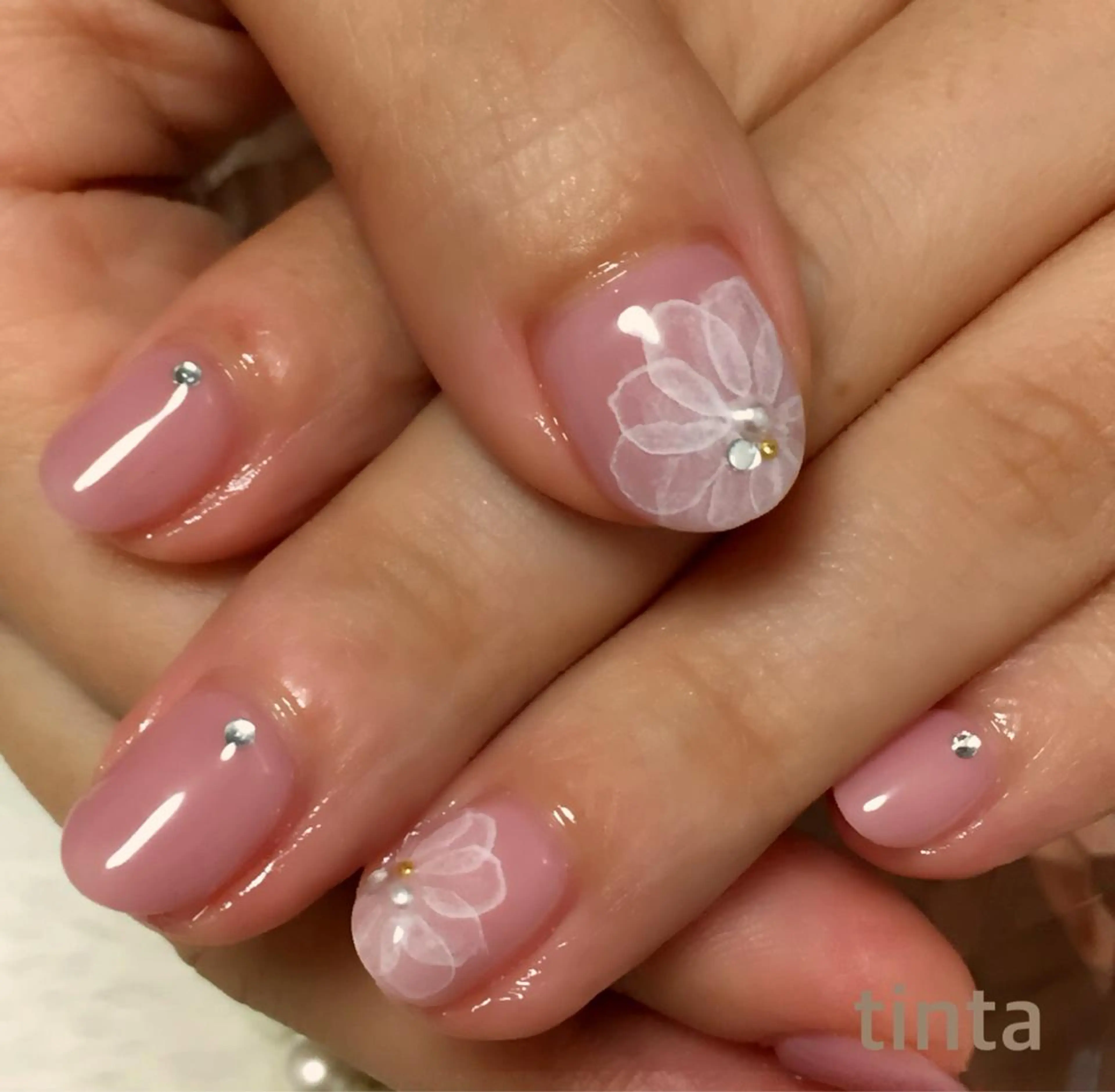 ネイル オフィスネイル ネイルサロン ティンタ所属・馬場 典子のネイルデザイン