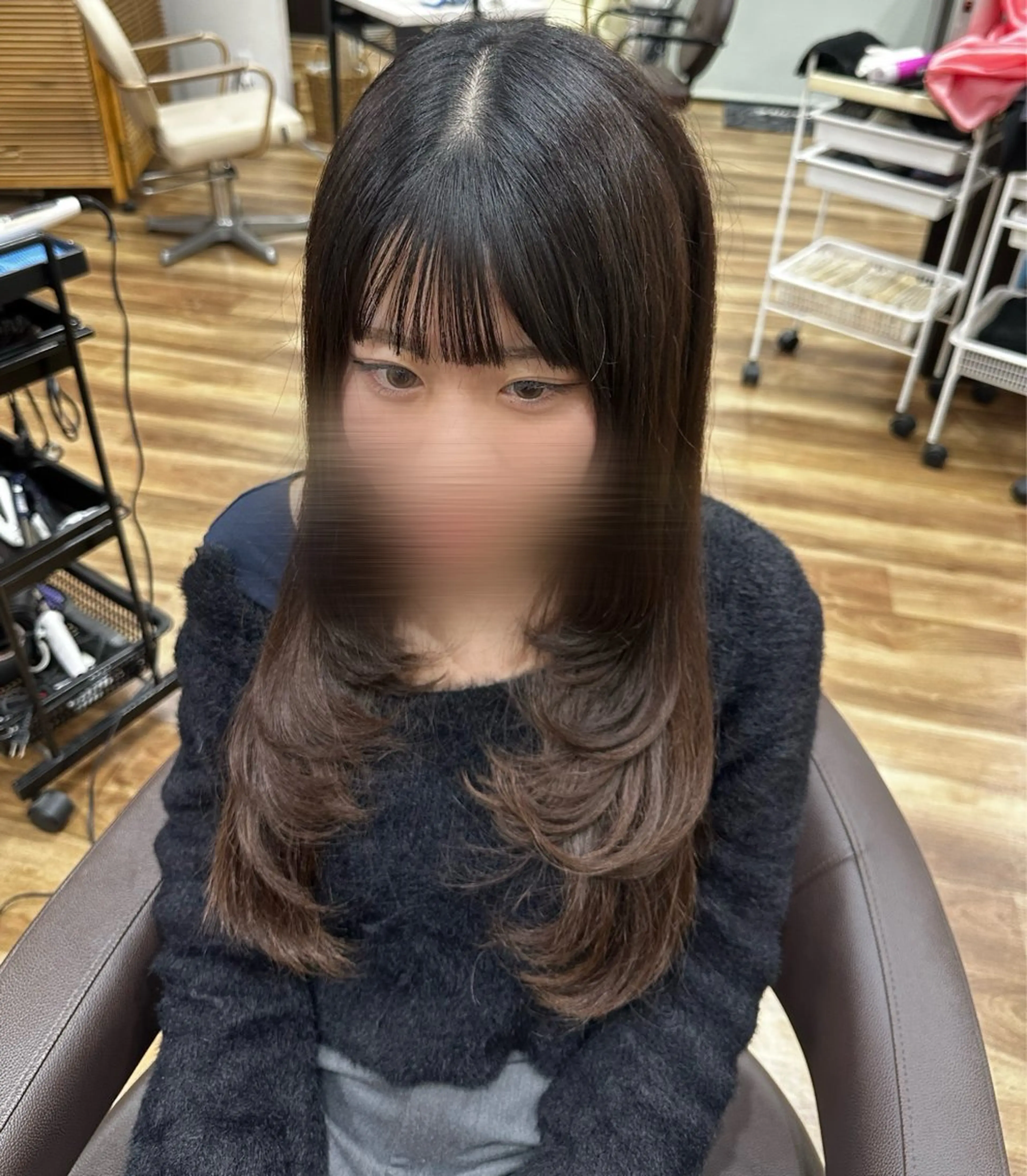 ロング 森 音遠のヘアスタイル