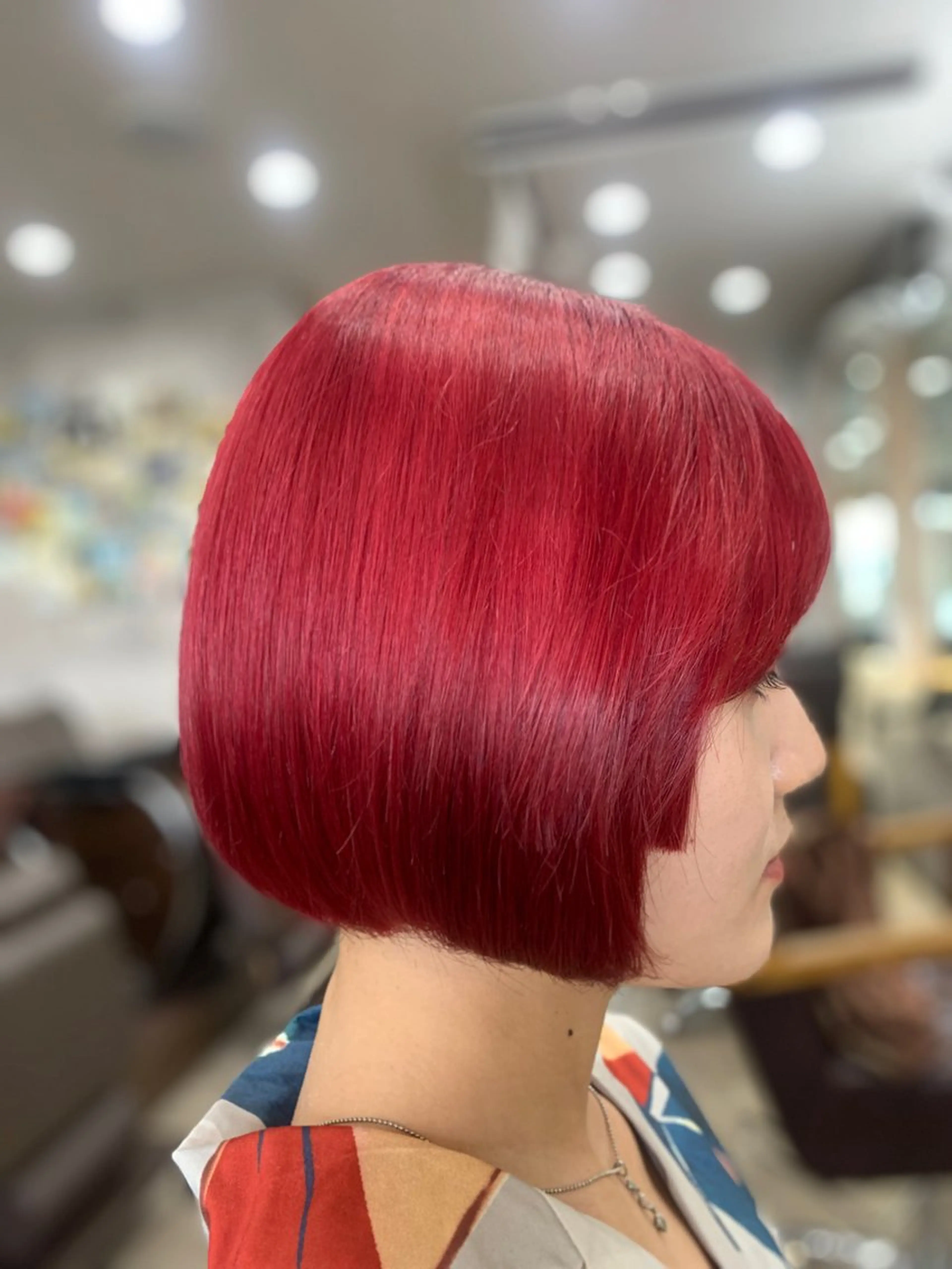 ショート カラー バレイヤージュ ブリーチ ケアブリーチ ダブルカラー ハイライトカラー ヘアカラー トリートメント memento 斎藤大覚のヘアスタイル