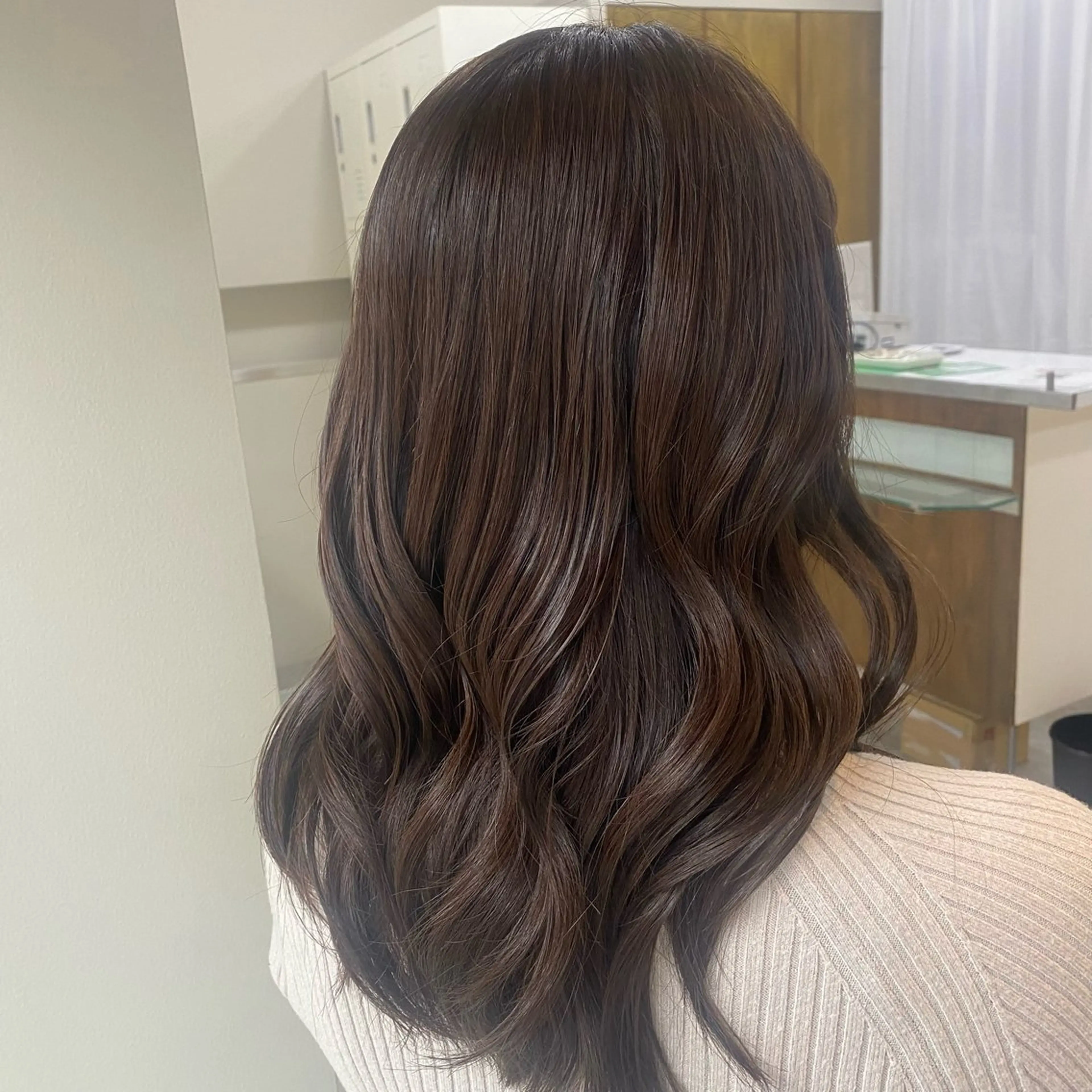 セミロング カラー ブルーカラー ブルージュ 透明感カラー バイオレットカラー 大硲 綾乃/ 暖色カラー❤️‍🔥のその他イメージ