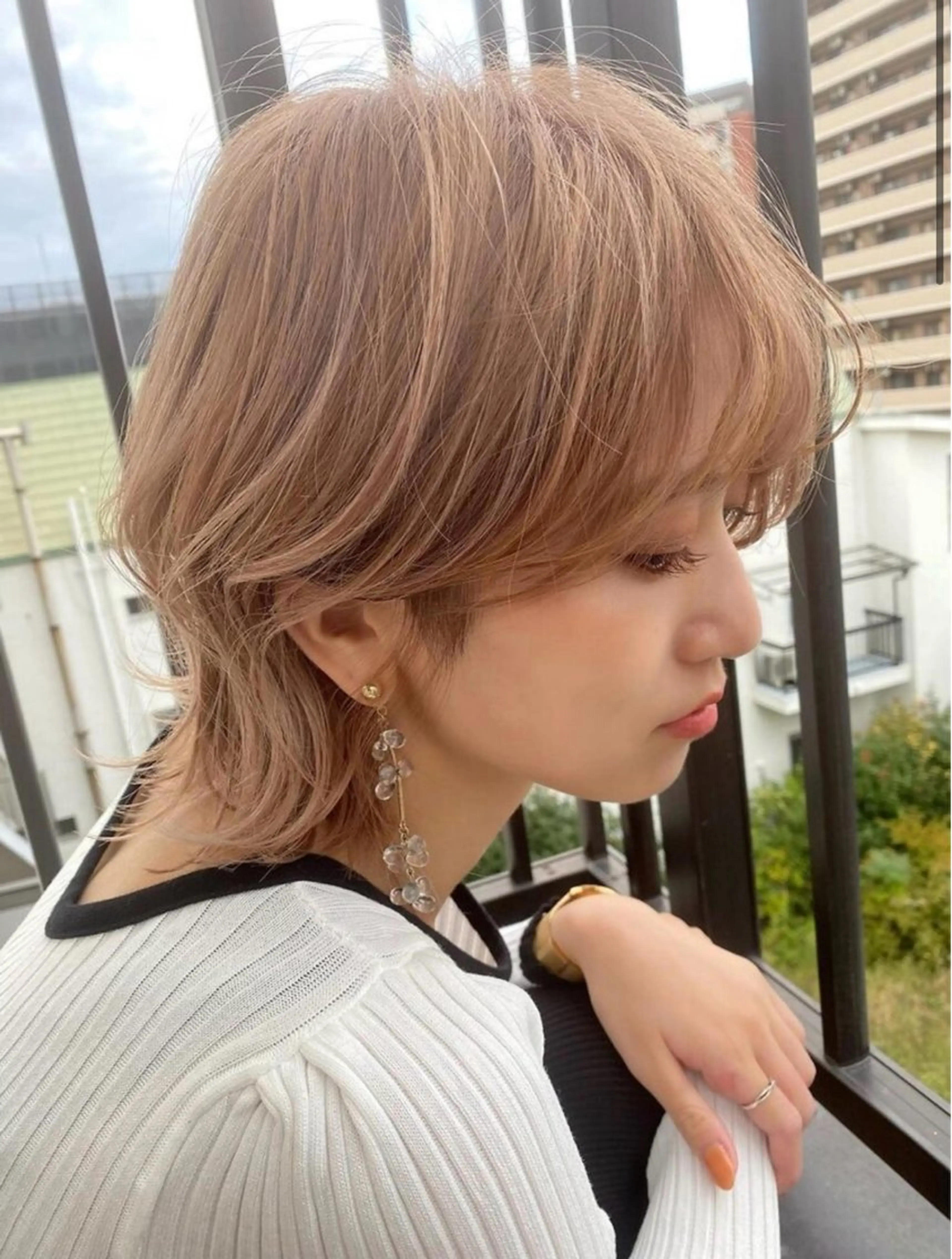 ミディアム フラミューム横浜所属・かさま はるかのヘアスタイル