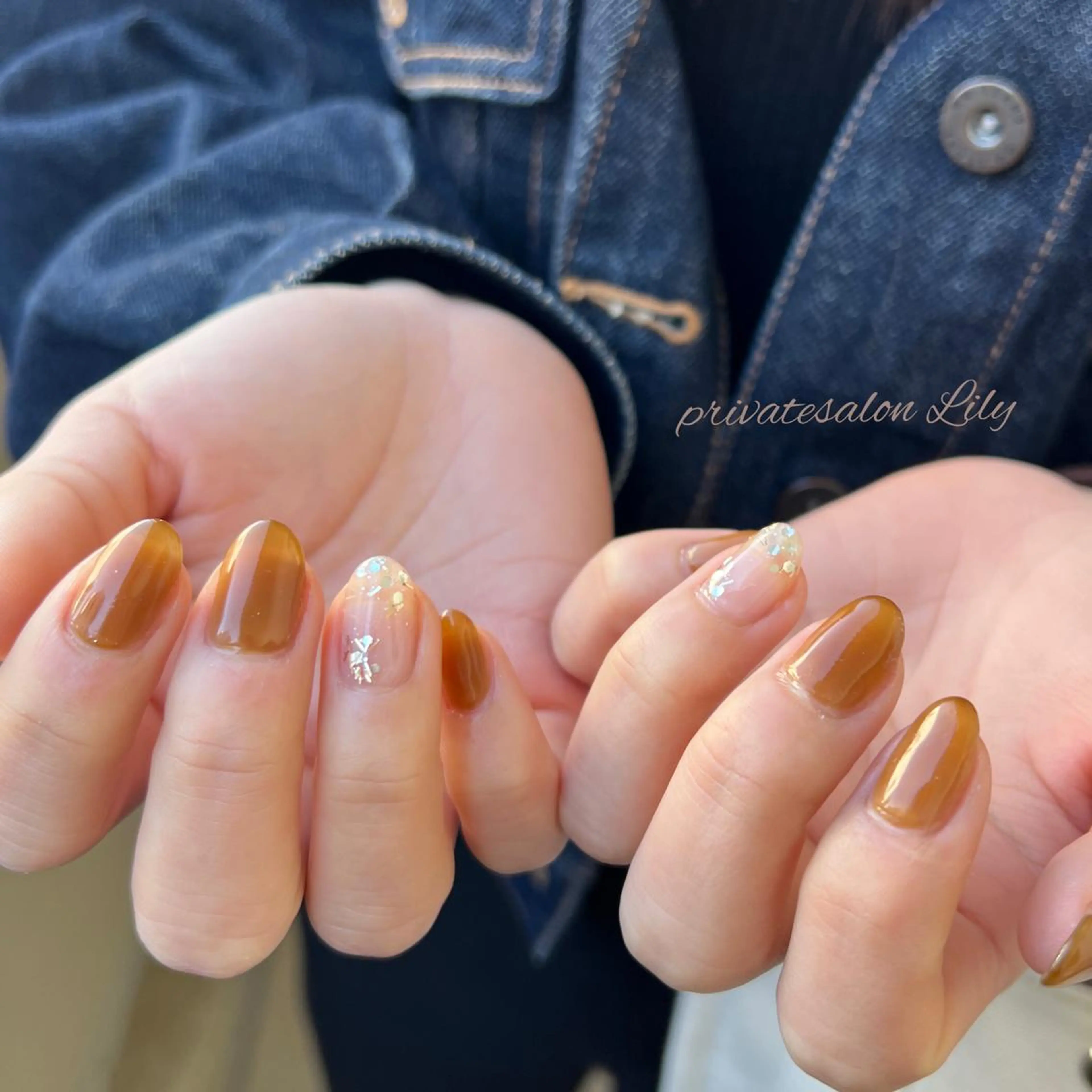 ネイル ラメ(グリッター) ハンドネイル salon Lilyのネイルデザイン