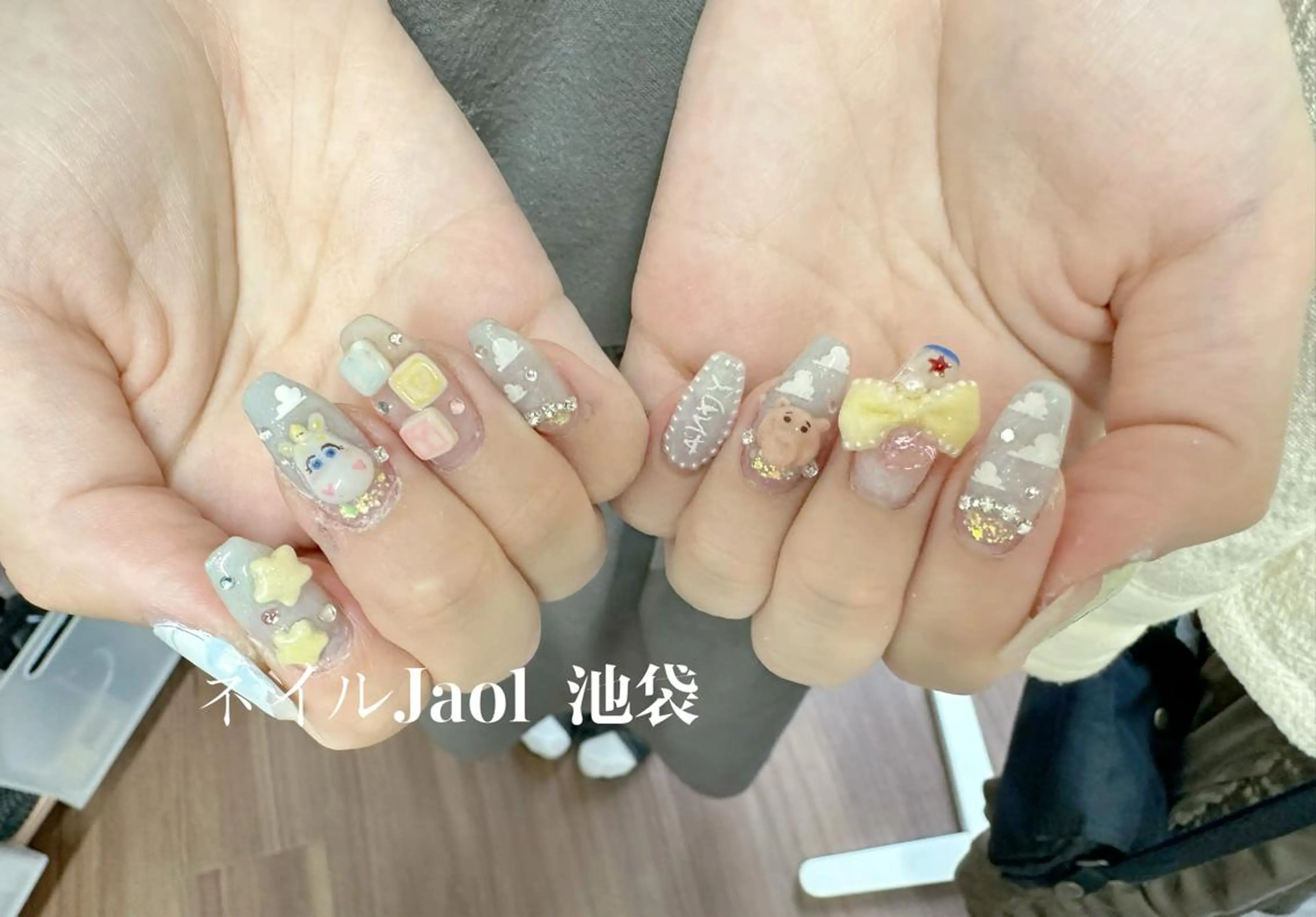 セミロング ハンドネイル ネイルJaol 池袋のネイルデザイン