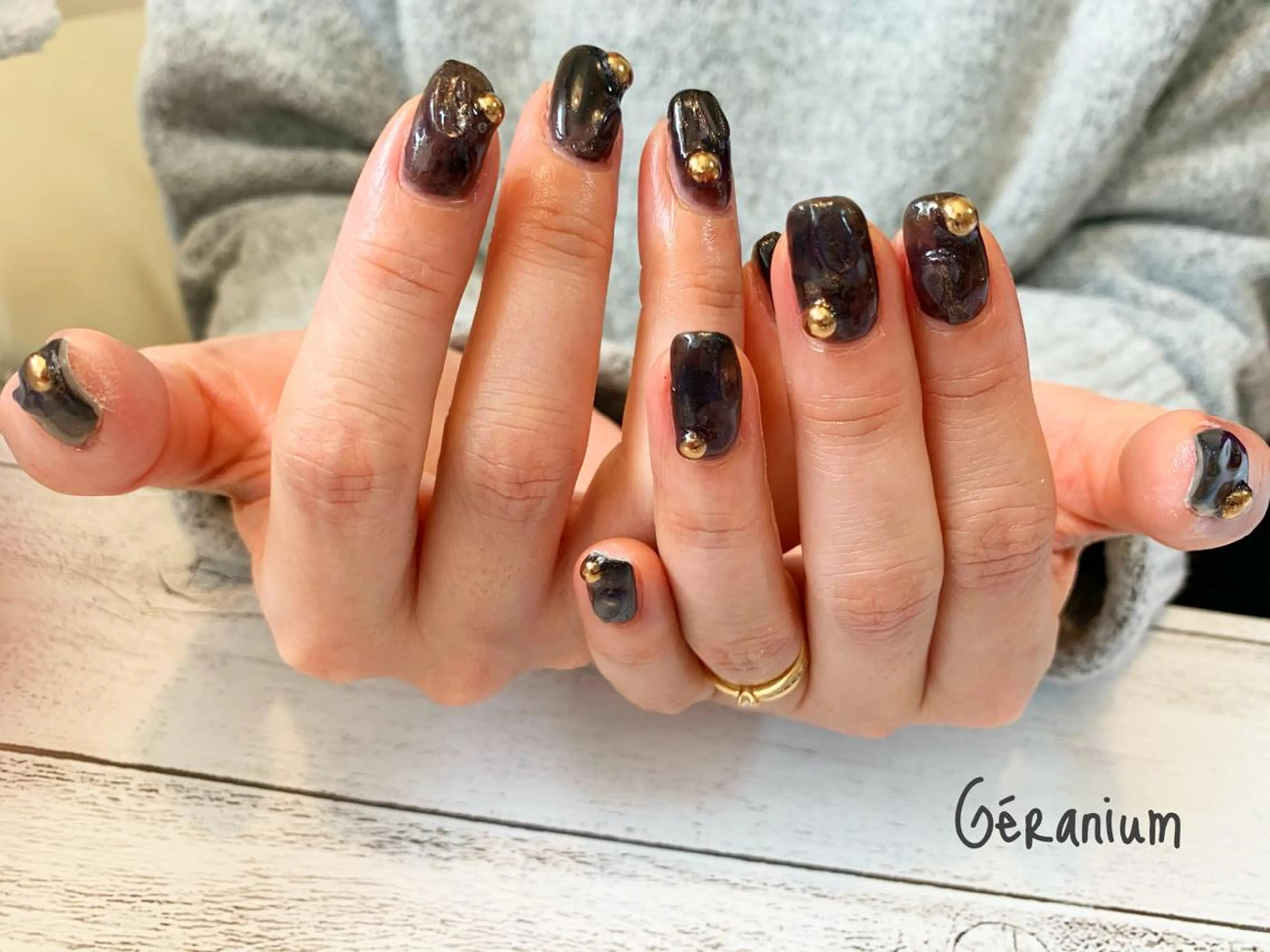ネイル ハンドネイル GéRanium Harukaのネイルデザイン